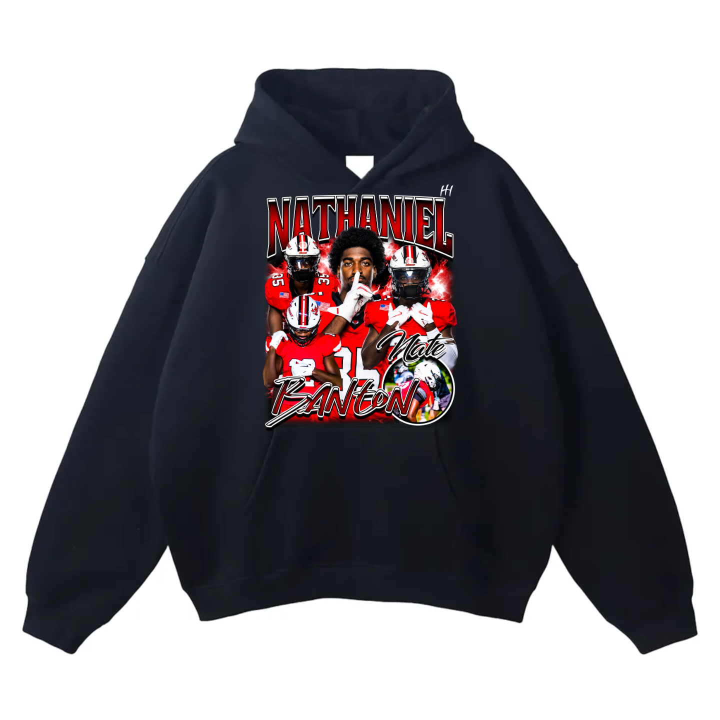 Nathaniel Banton Oversize Fleeced Hoodie
