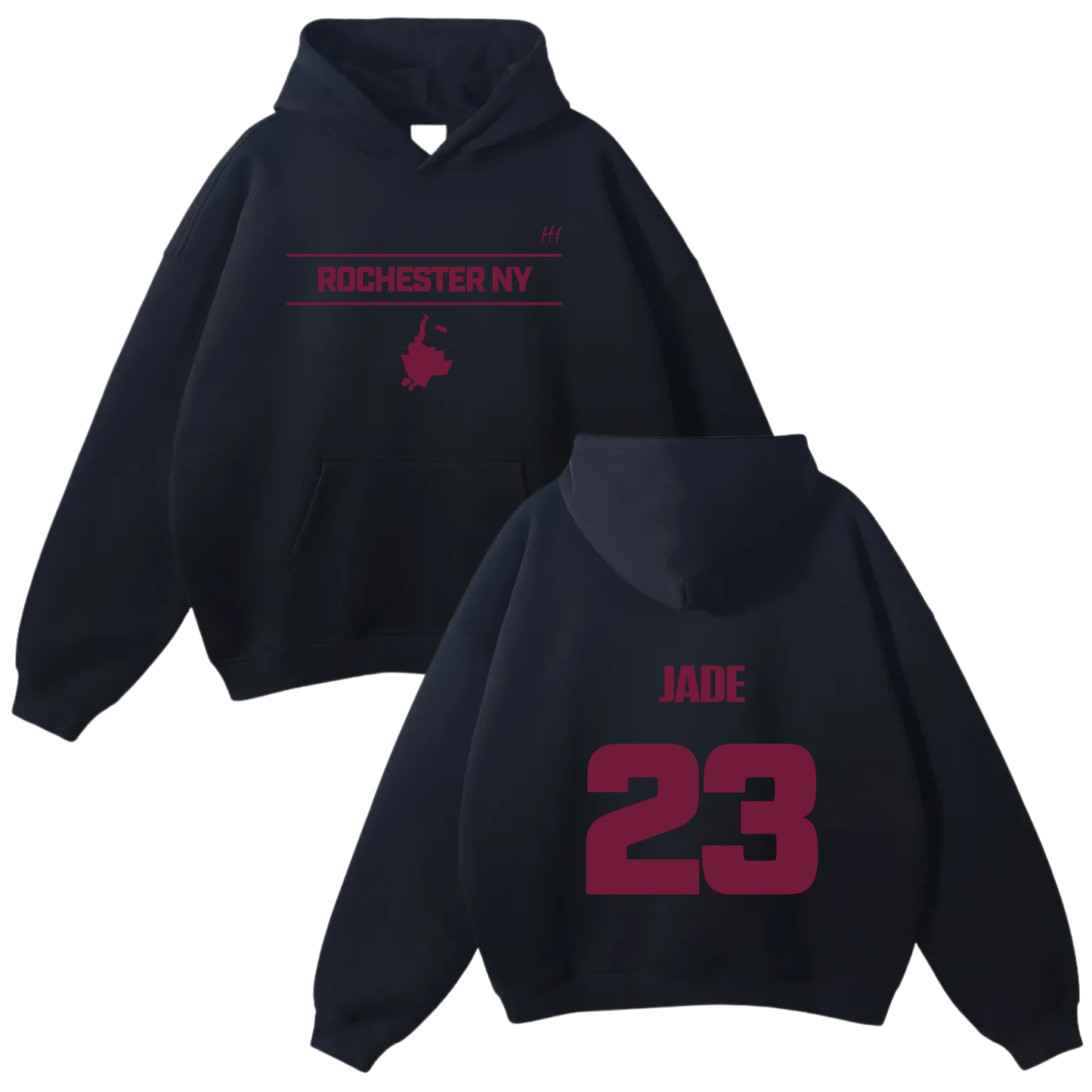 Jade Harvey Oversize Fleeced Hoodie
