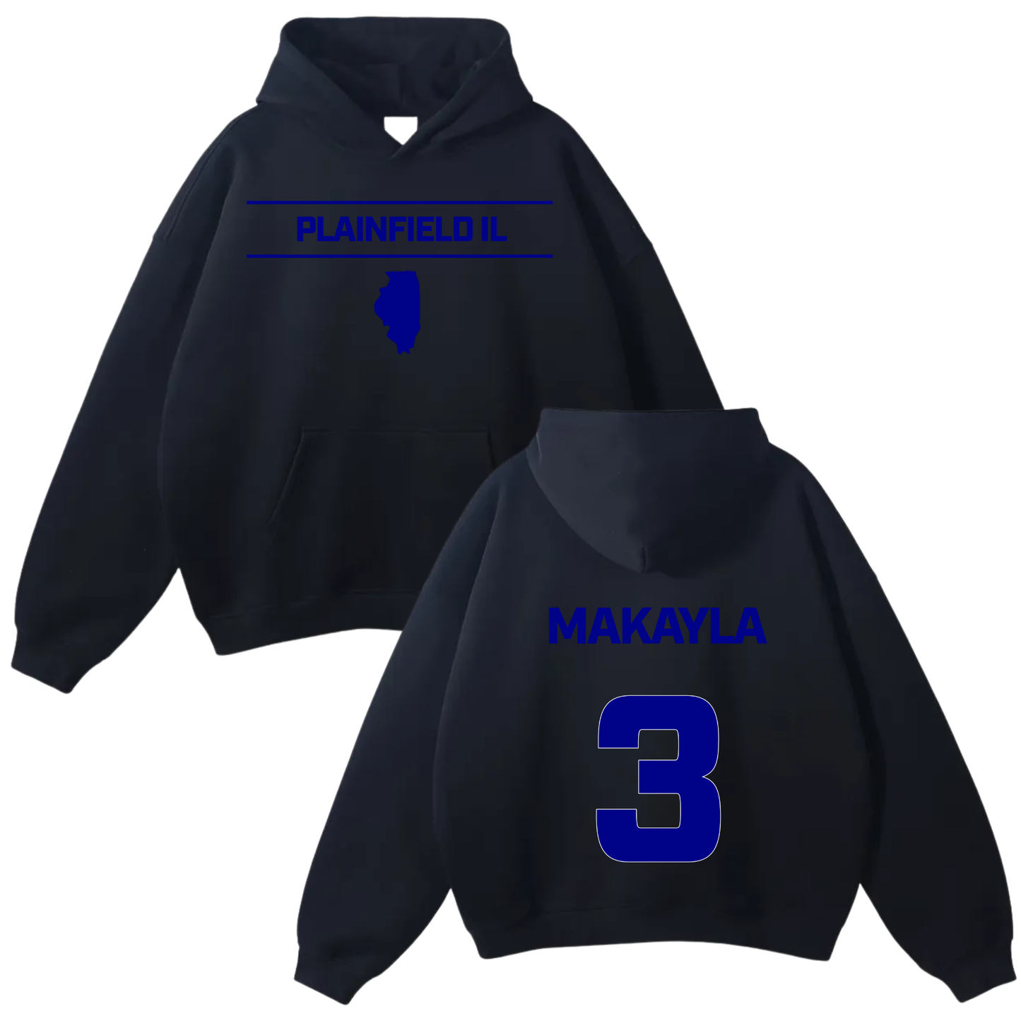 Makayla Hill Oversize Fleeced Hoodie