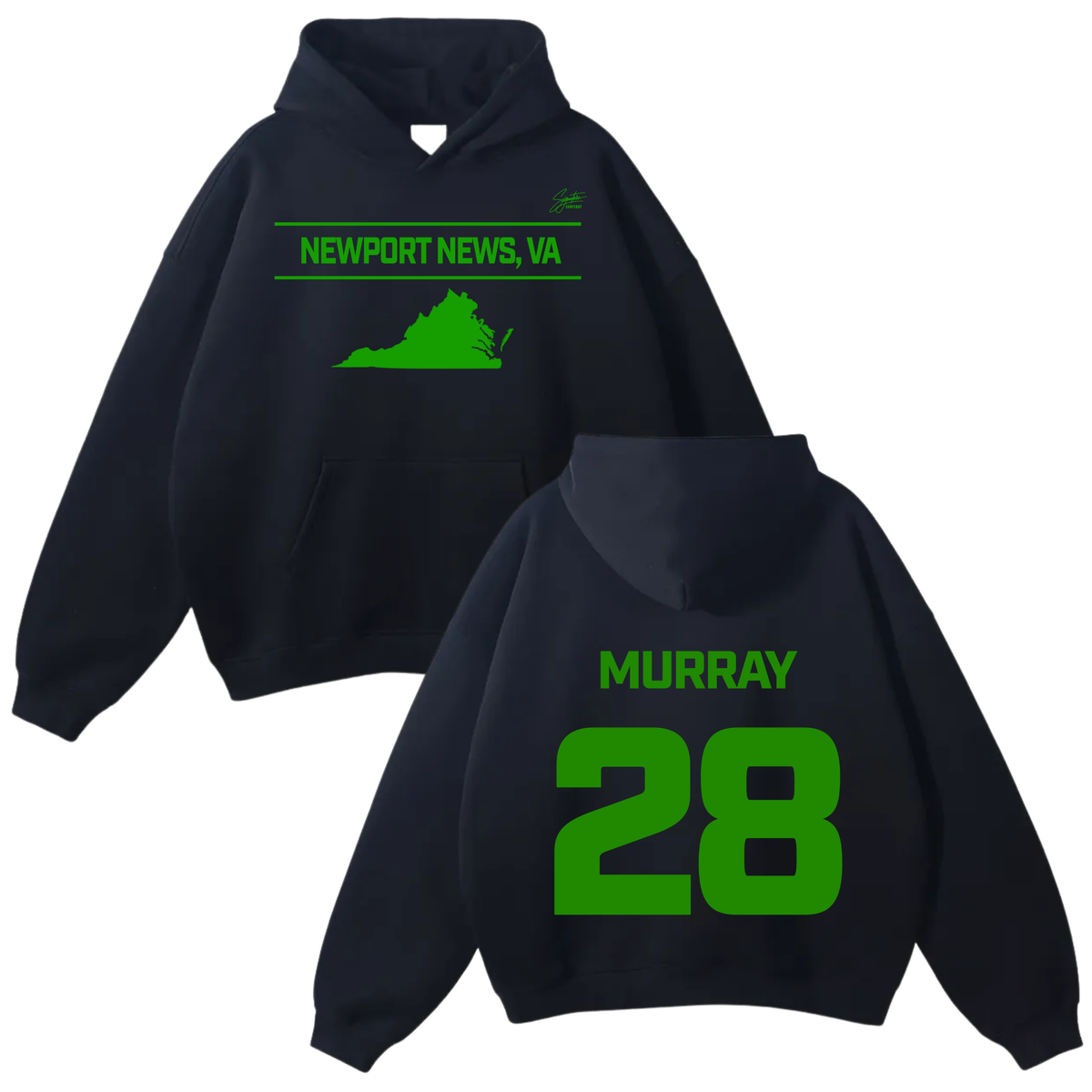 Carlin Murray Oversize Fleeced Hoodie