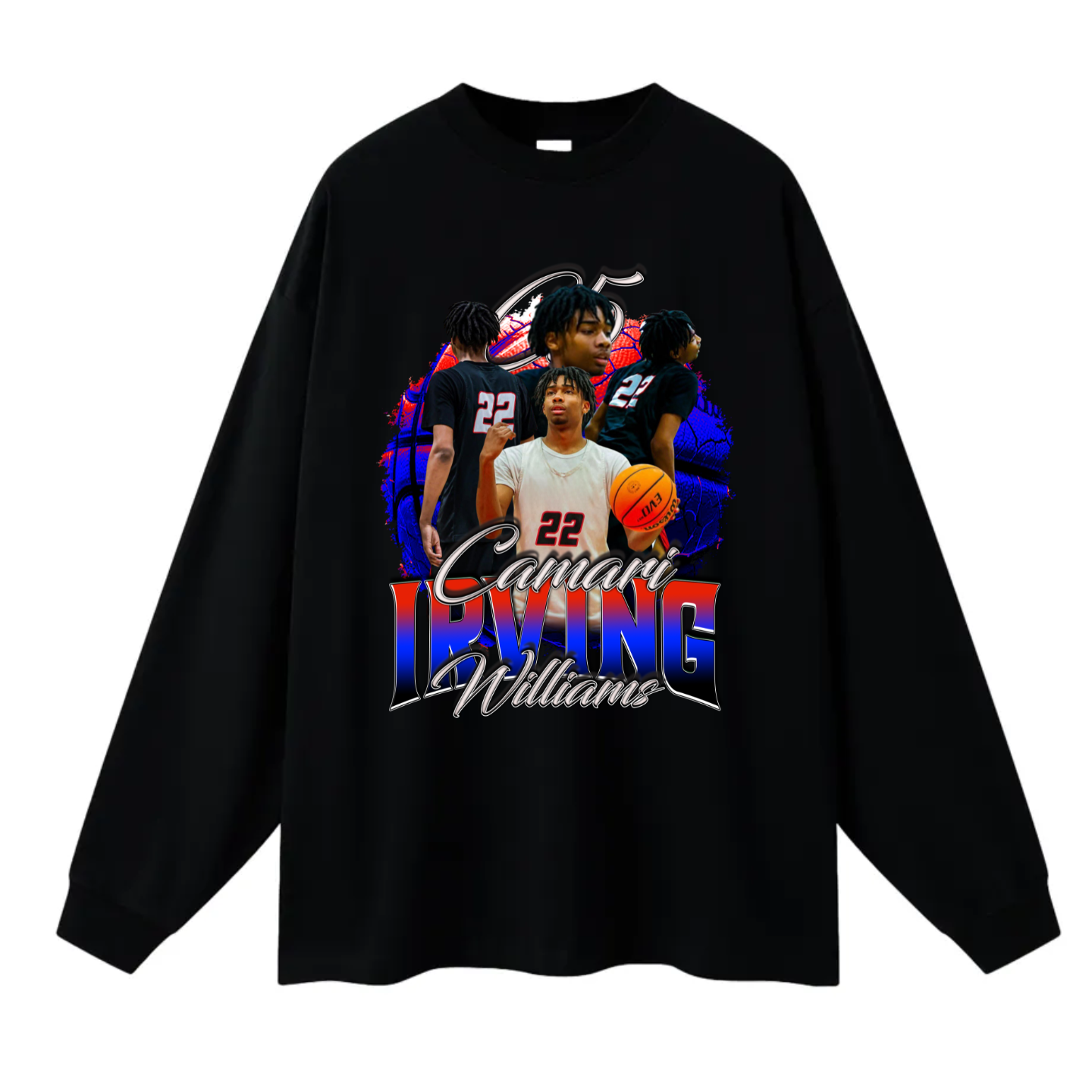 Camari Irving Williams Long Sleeve Tee
