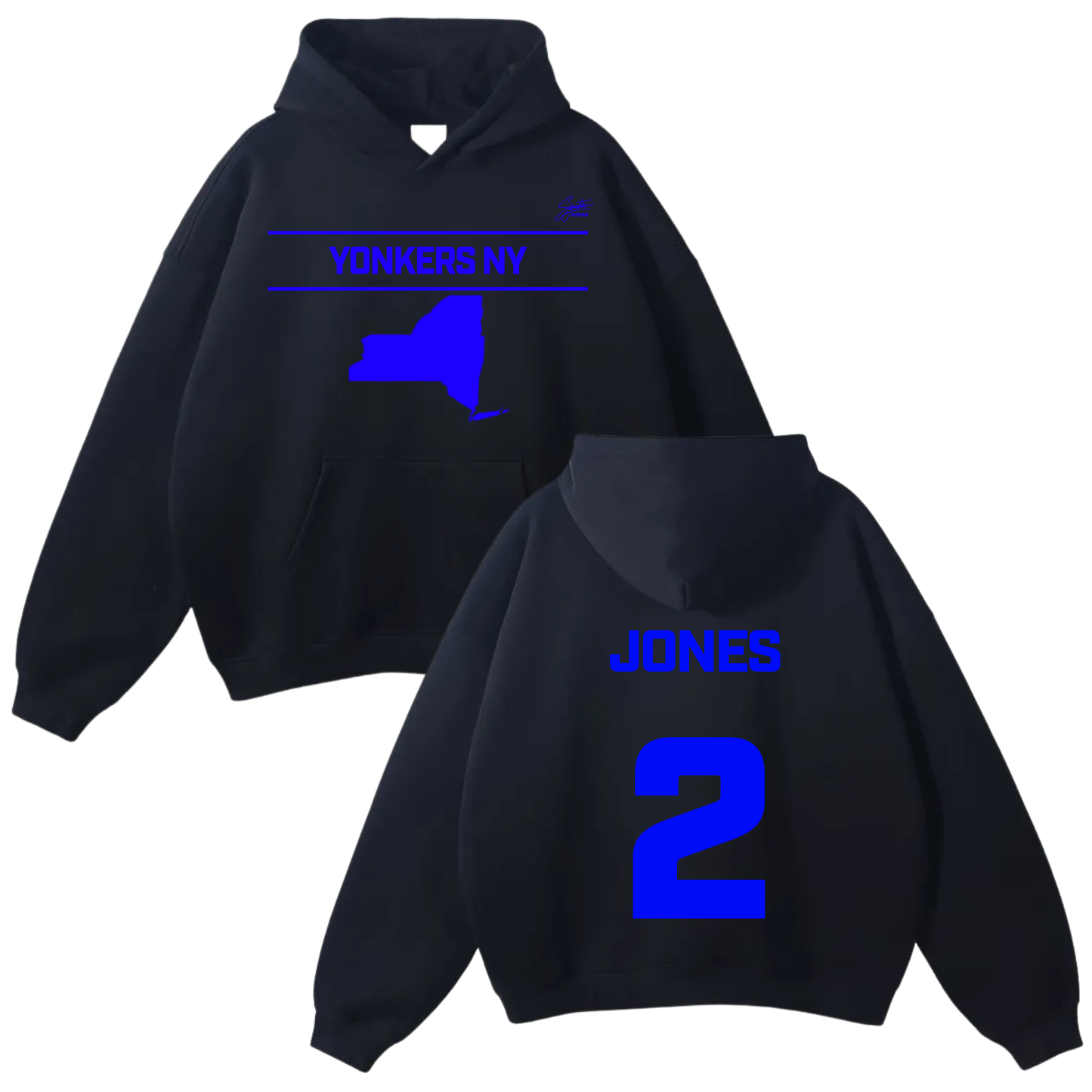 Boogie Jones Oversize Fleeced Hoodie