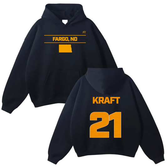 Conner Kraft Oversize Fleeced Hoodie