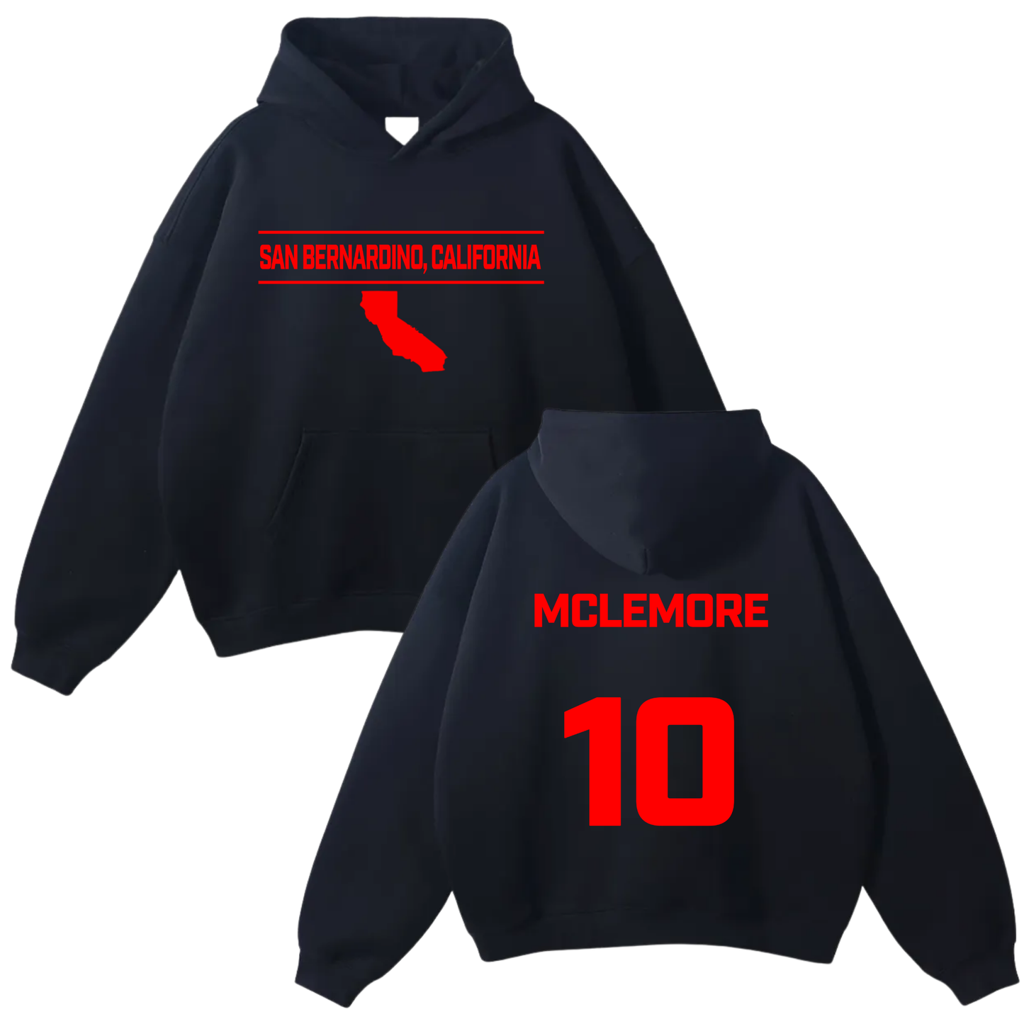 Emmanuel Mclemore Oversize Fleeced Hoodie