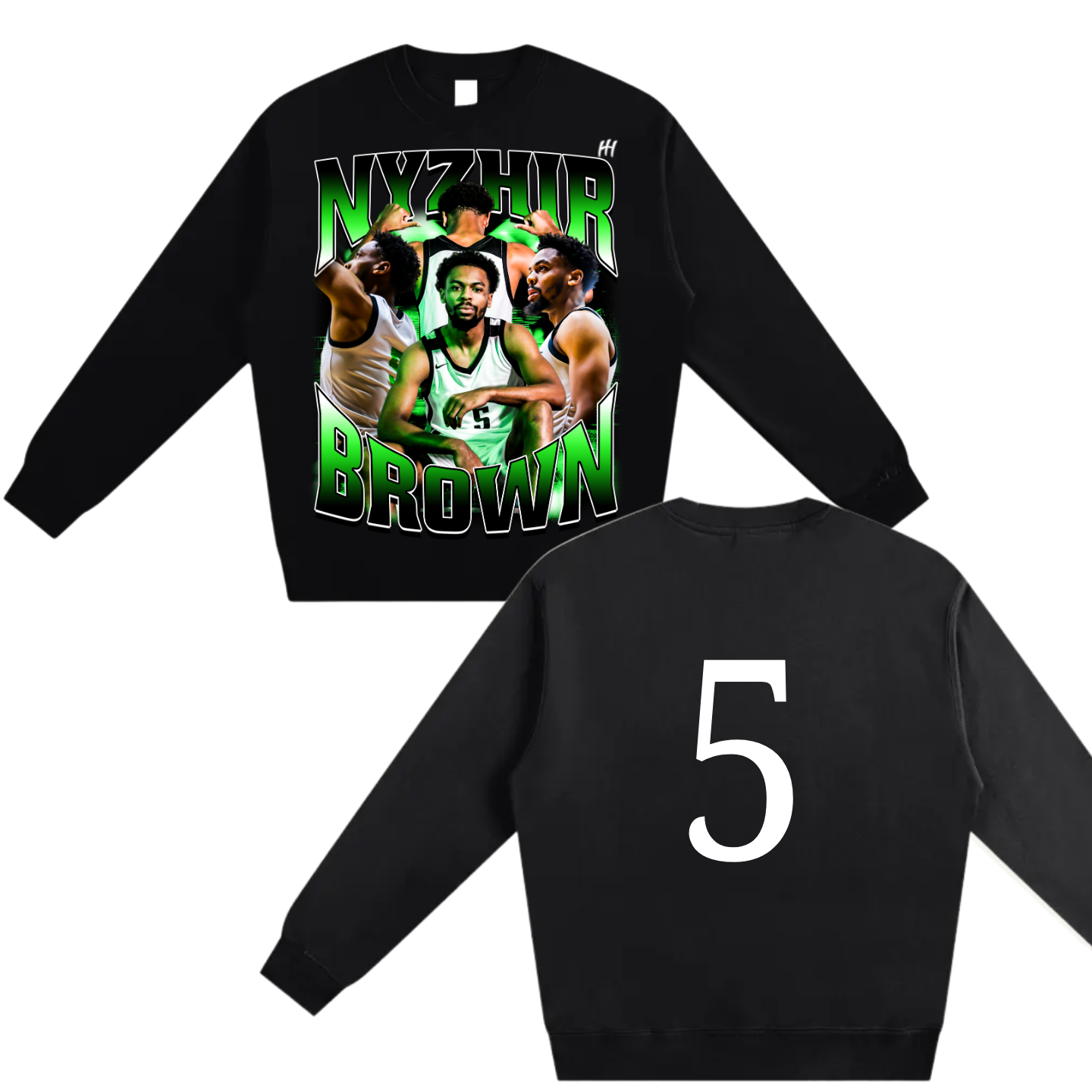Nyzhir Brown Heavyweight Crewneck Sweatshirt