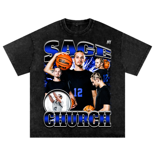 Sage Church Heavyweight Oversized T-shirt