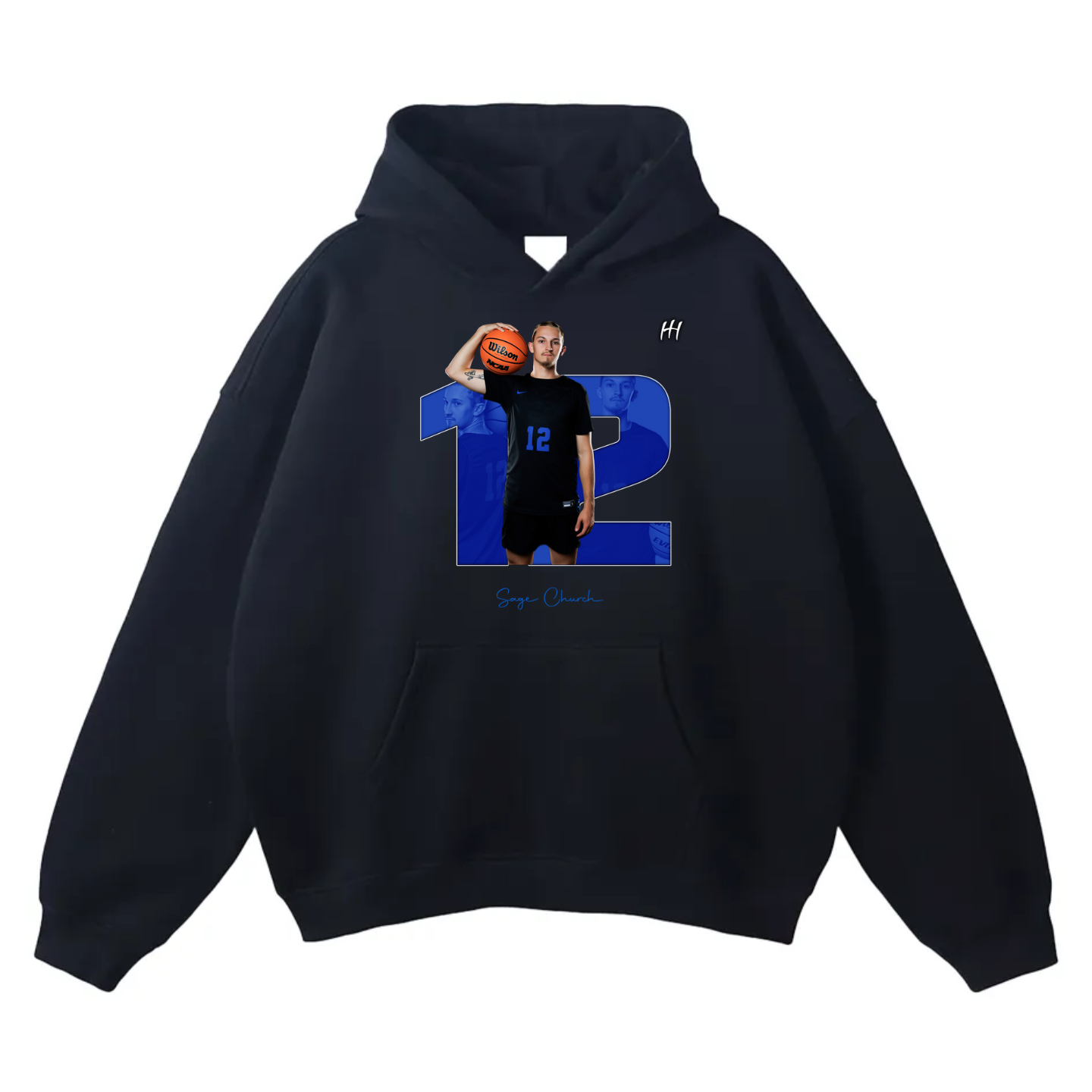 Sage Church Oversize Fleeced Hoodie