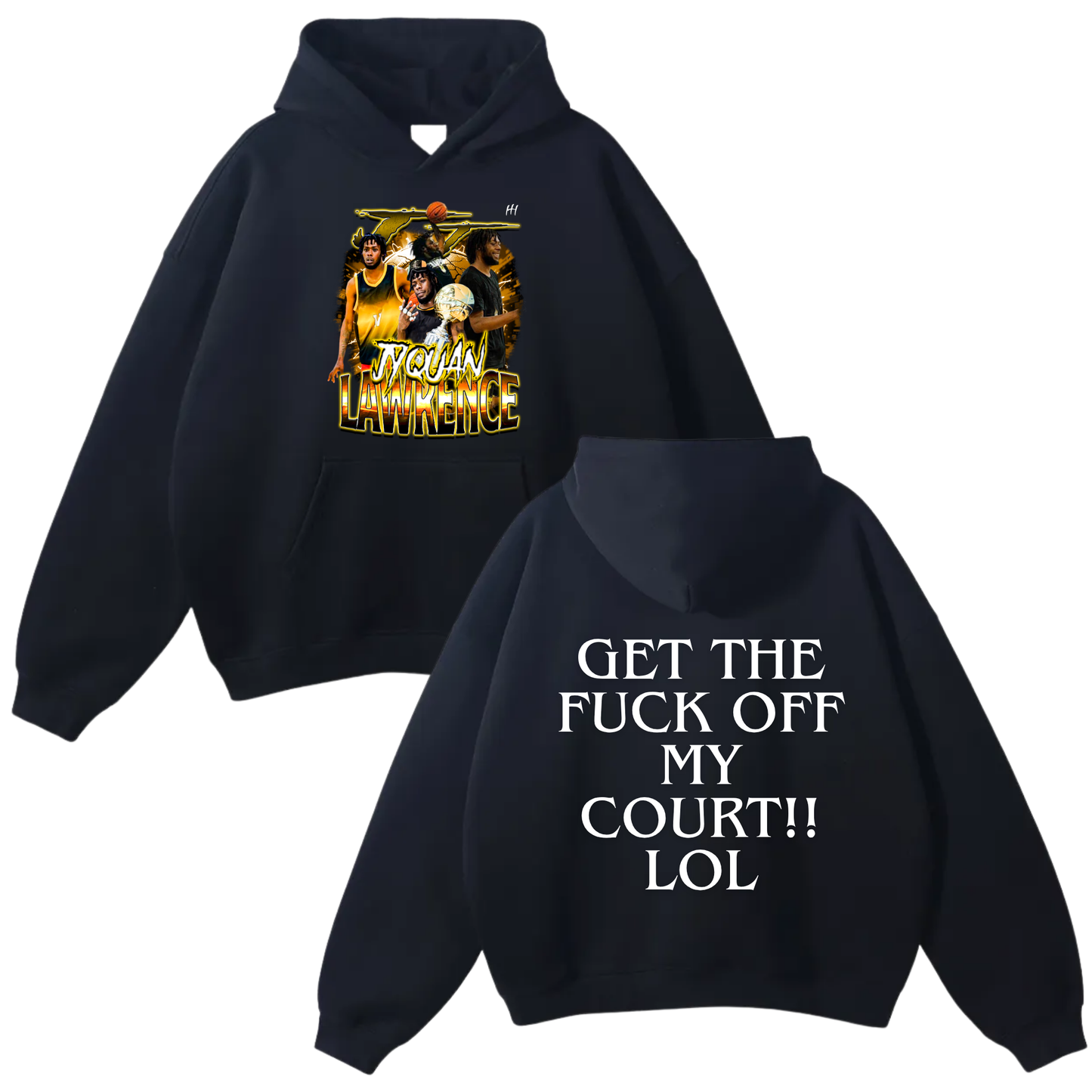 Jyquan Lawrence Oversize Fleeced Hoodie