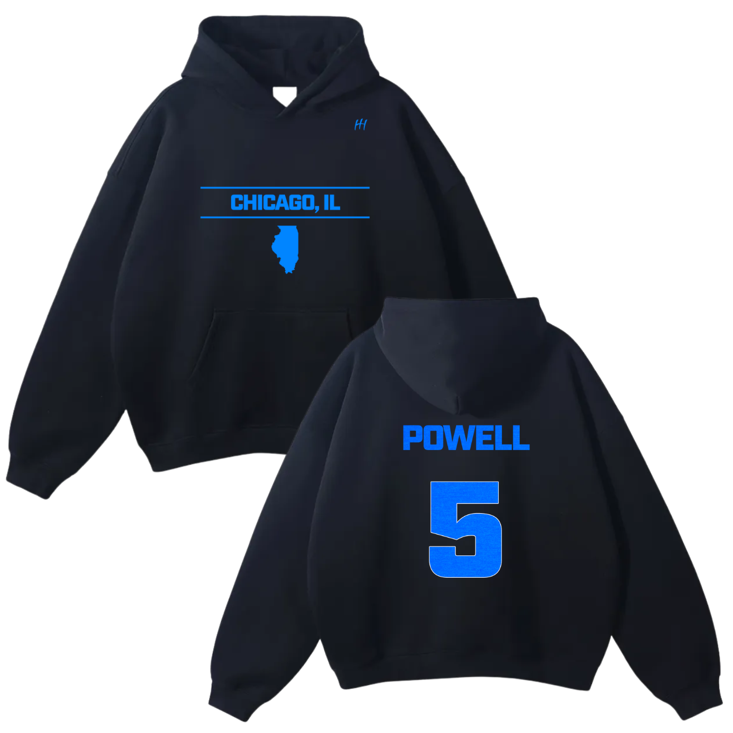 Rico Powell Oversize Fleeced Hoodie