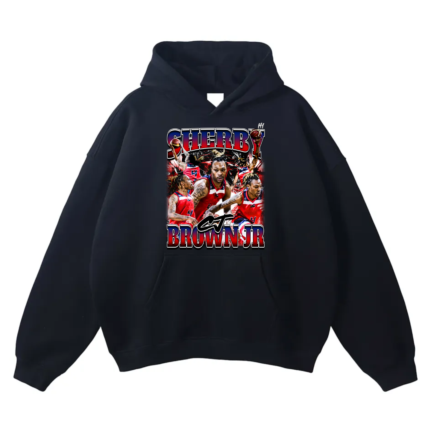 Sherby Brown Jr Oversize Fleeced Hoodie