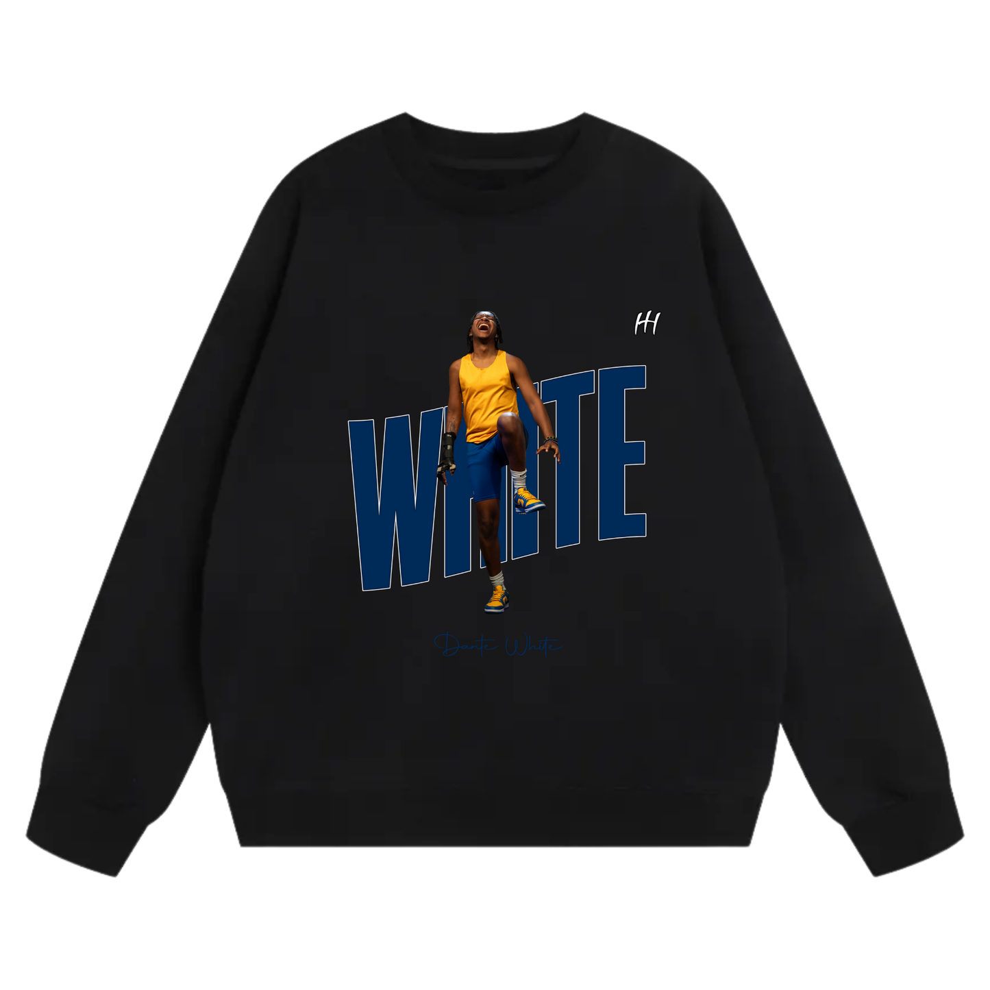 Dante White Heavyweight Crewneck Sweatshirt