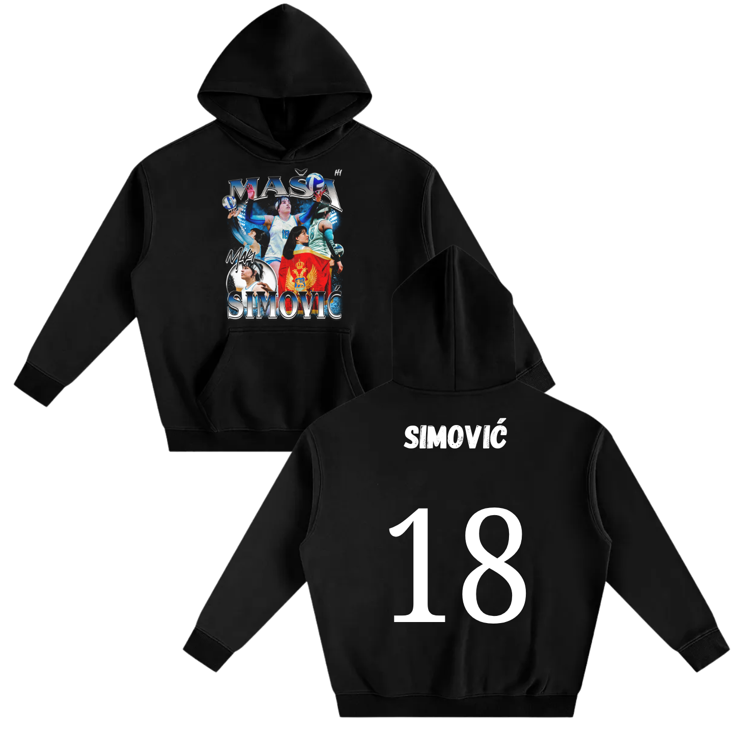 Masa Simovic Oversize Fleeced Hoodie