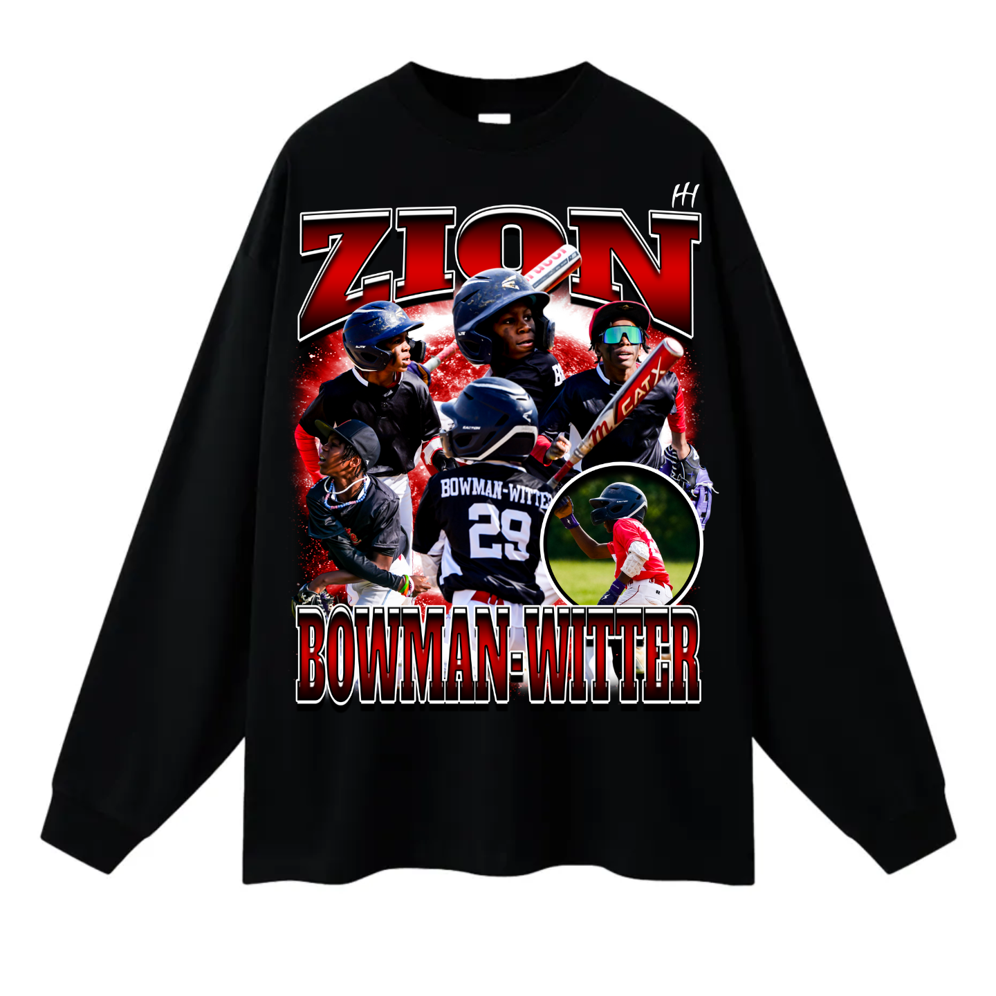 Zion Bowman-Writer Long Sleeve Tee