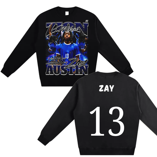 Zion Mikai Austin Heavyweight Crewneck Sweatshirt