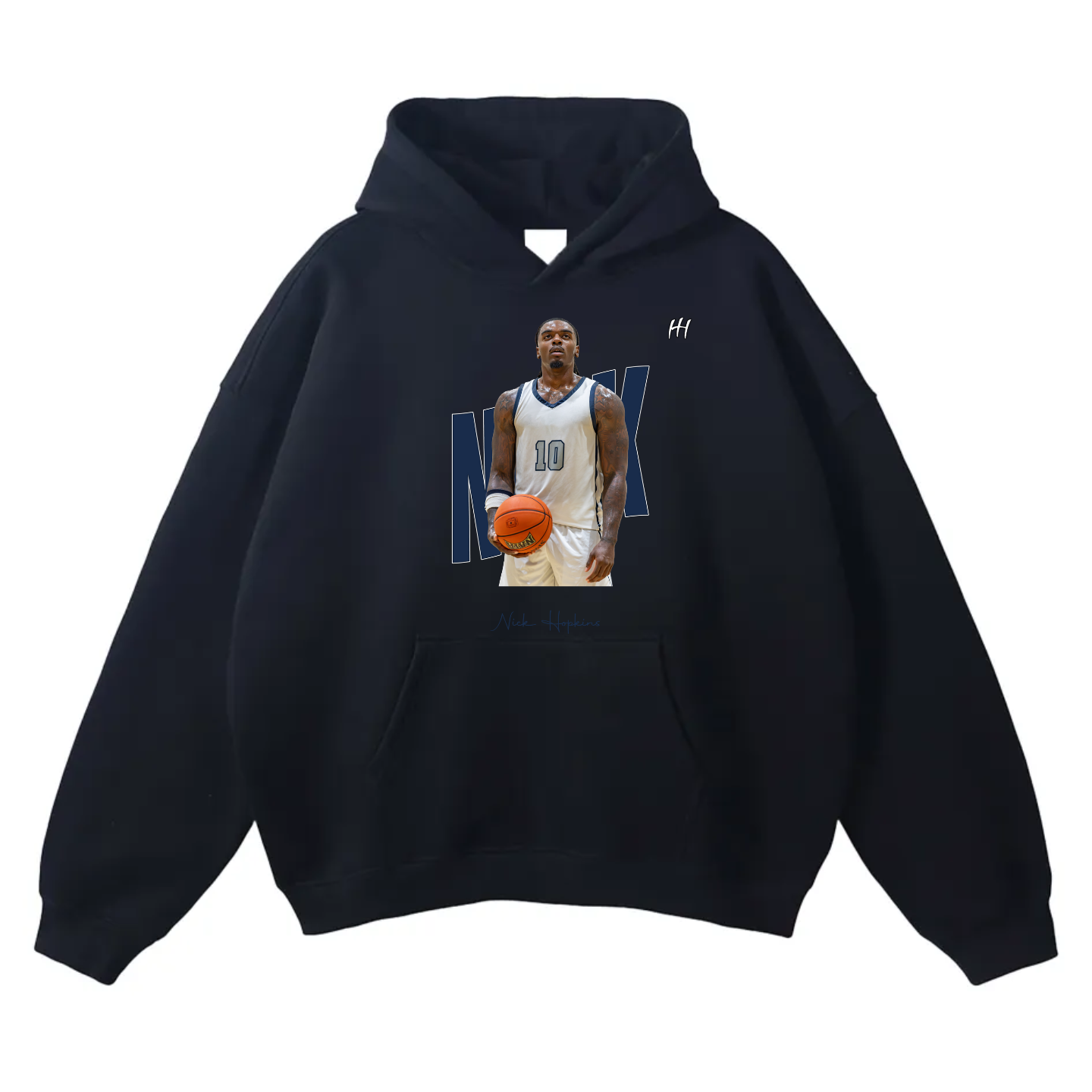 Nick Hopkins Oversize Fleeced Hoodie
