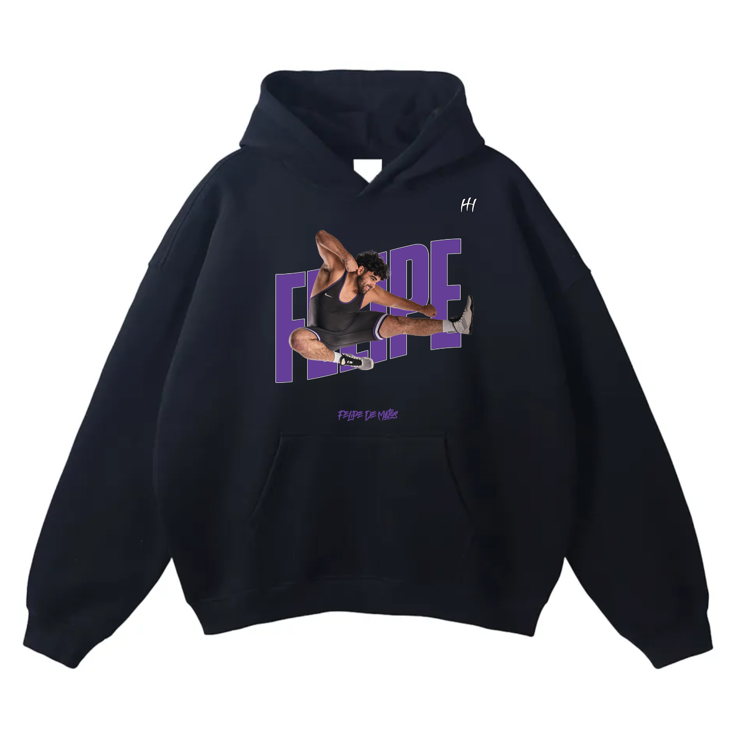 Felipe De Matos Oversize Fleeced Hoodie