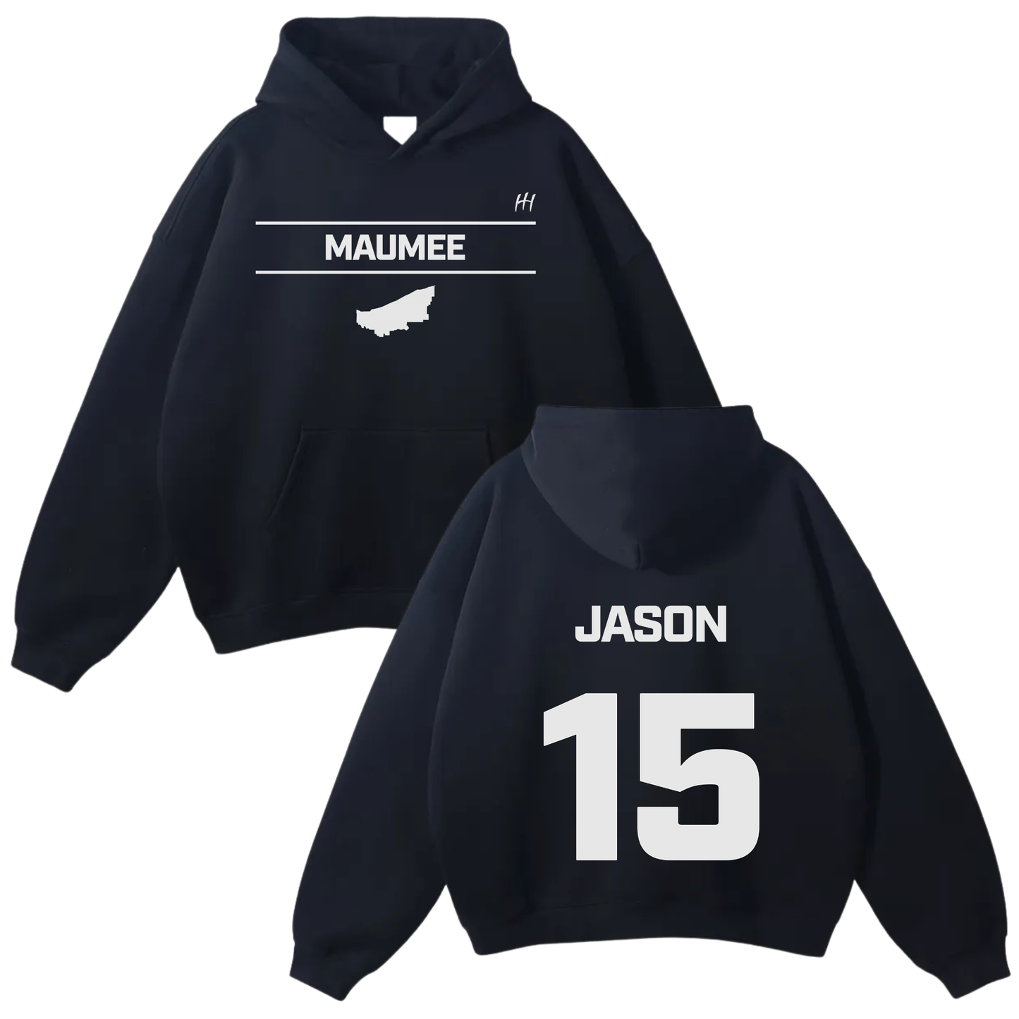 Jason Davis Sherman Oversize Fleeced Hoodie