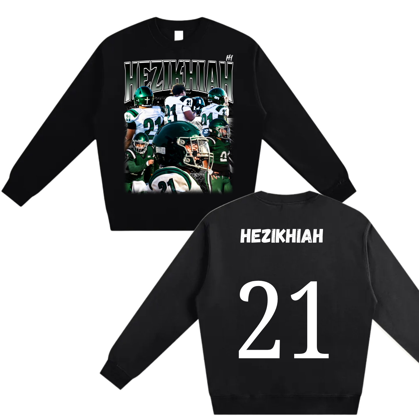 Hezikhiah  Heavyweight Crewneck Sweatshirt