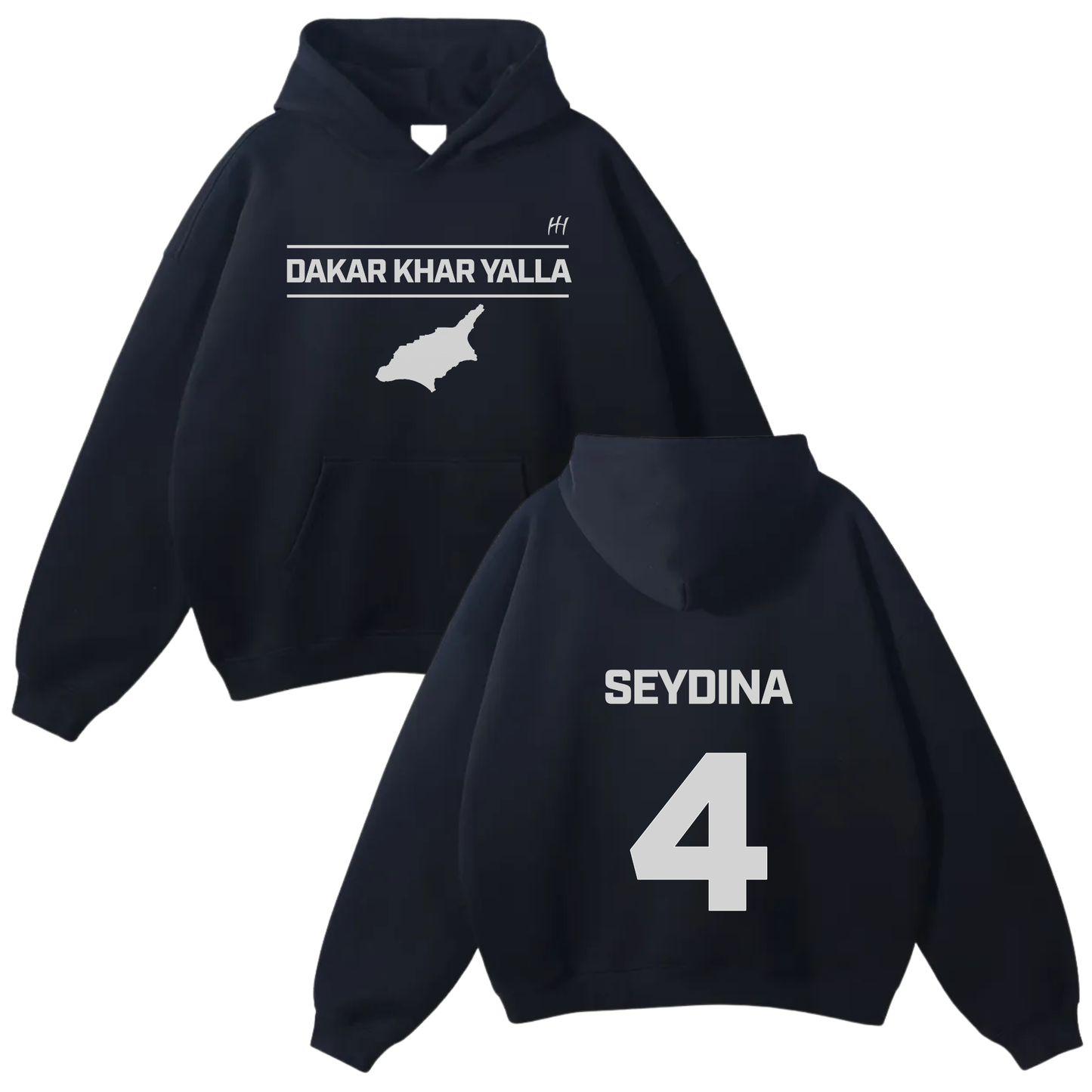 Seydina Omar Oversize Fleeced Hoodie