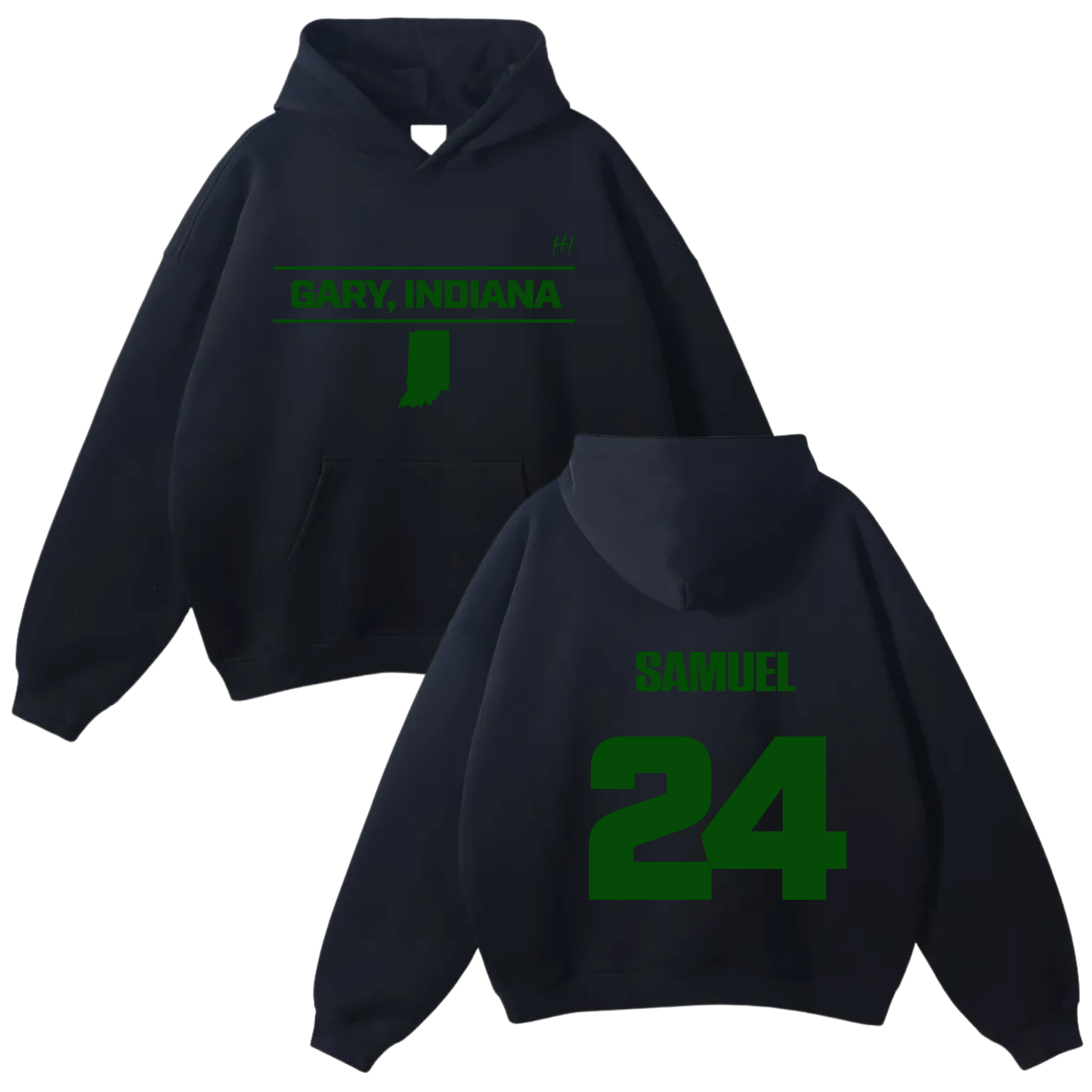 Samuel Jerome Strong Jr Oversize Fleeced Hoodie