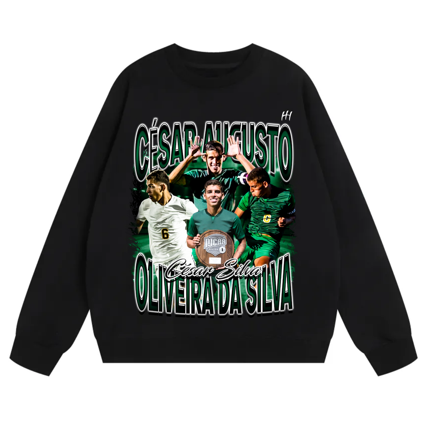 César Augusto Oliveira da Silva Heavyweight Crewneck Sweatshirt