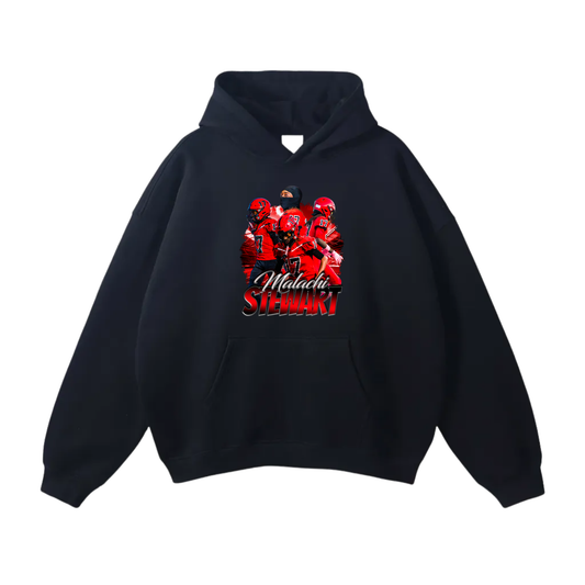 Malachi Stewart Oversize Fleeced Hoodie