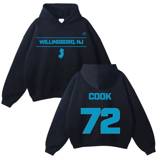 Zay Cook Oversize Fleeced Hoodie