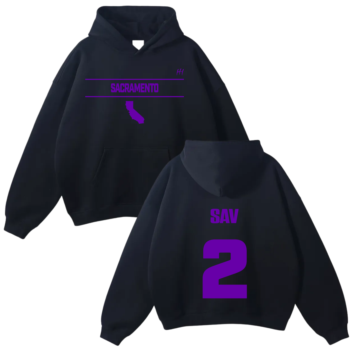 Savion Daniels Oversize Fleeced Hoodie