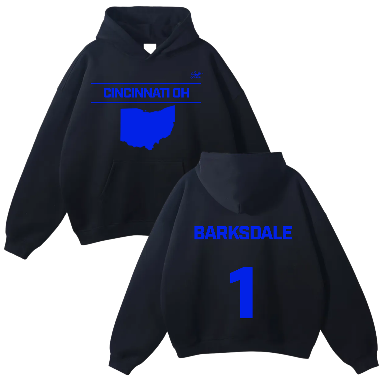 Sarvell Barksdale Oversize Fleeced Hoodie
