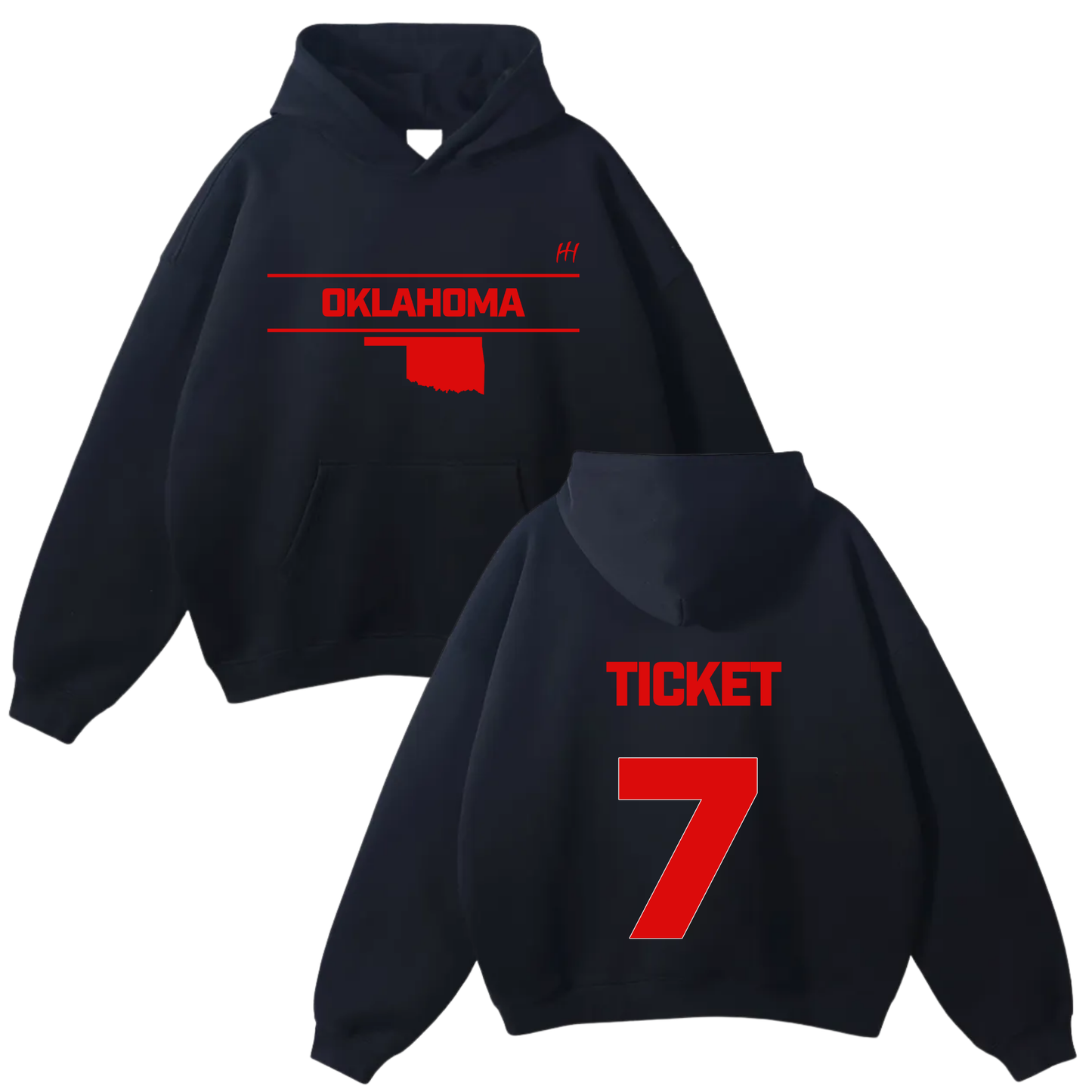 Rory Pantophlet Oversize Fleeced Hoodie