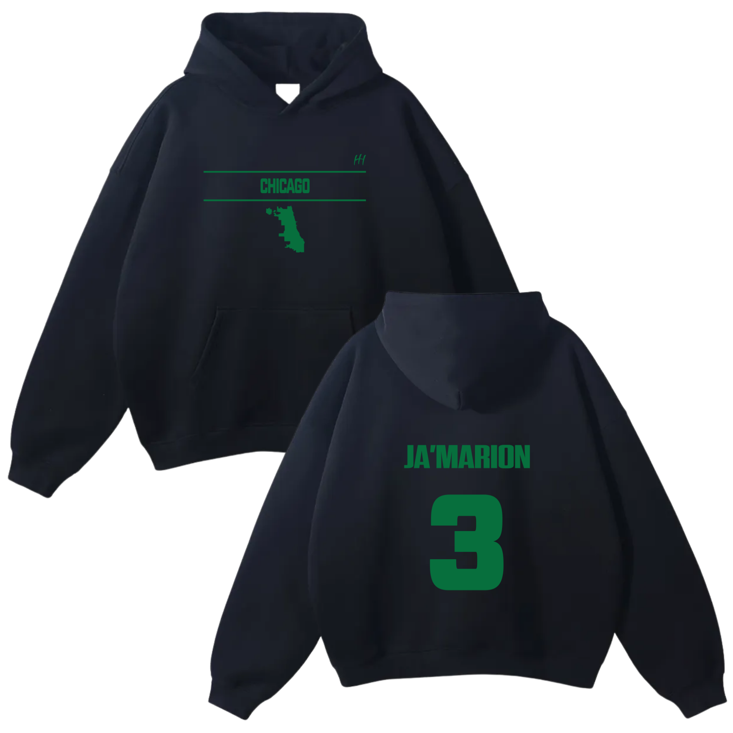 Ja'marion Jones Oversize Fleeced Hoodie