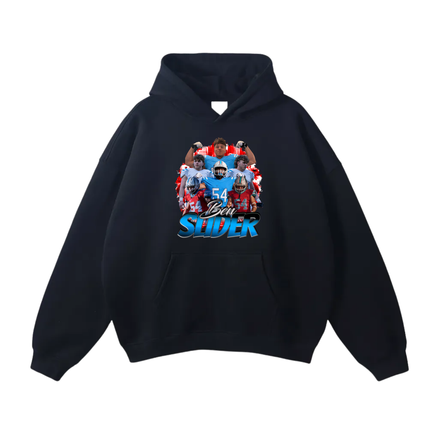 Ben Slider Oversize Fleeced Hoodie