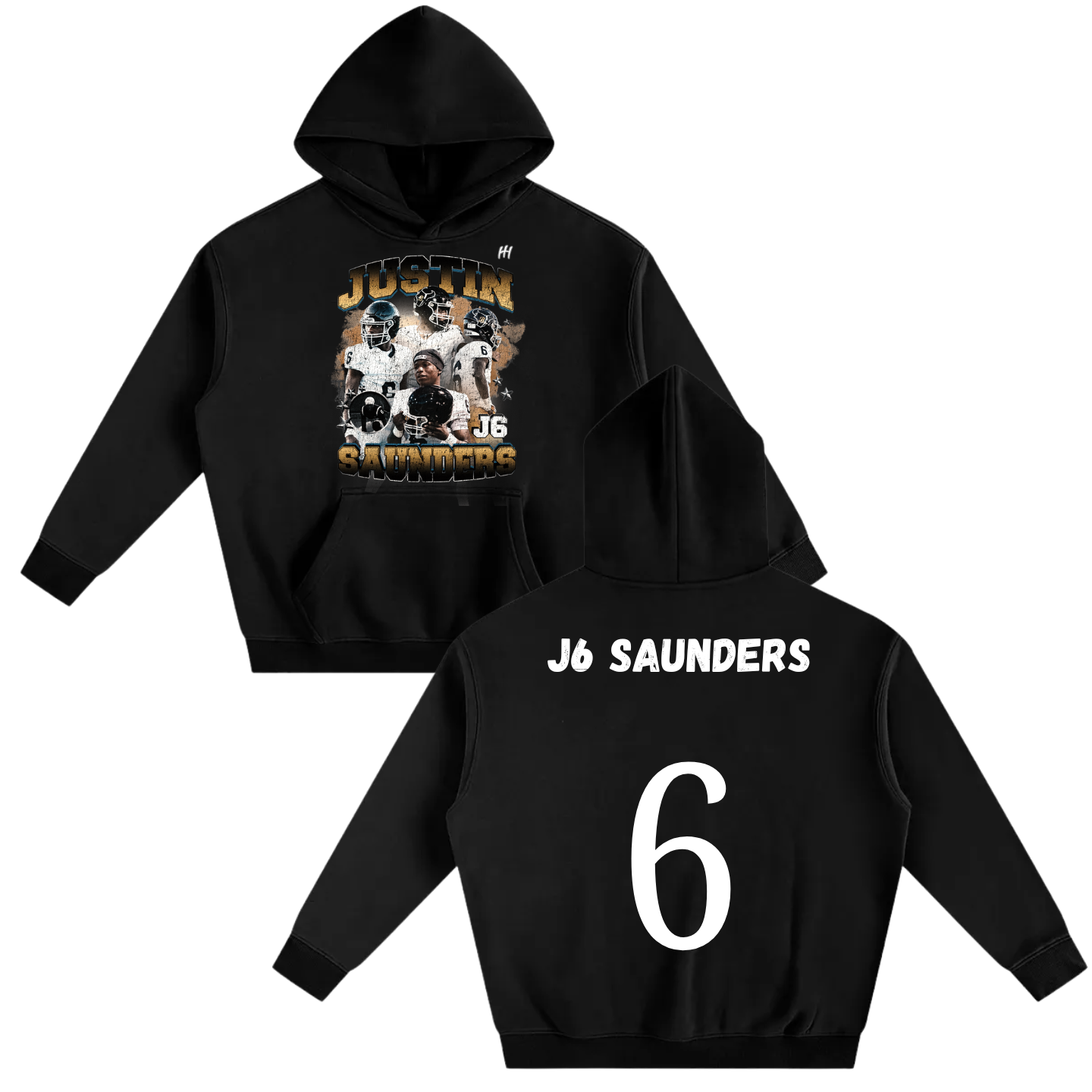 Justin Saunders Oversize Fleeced Hoodie