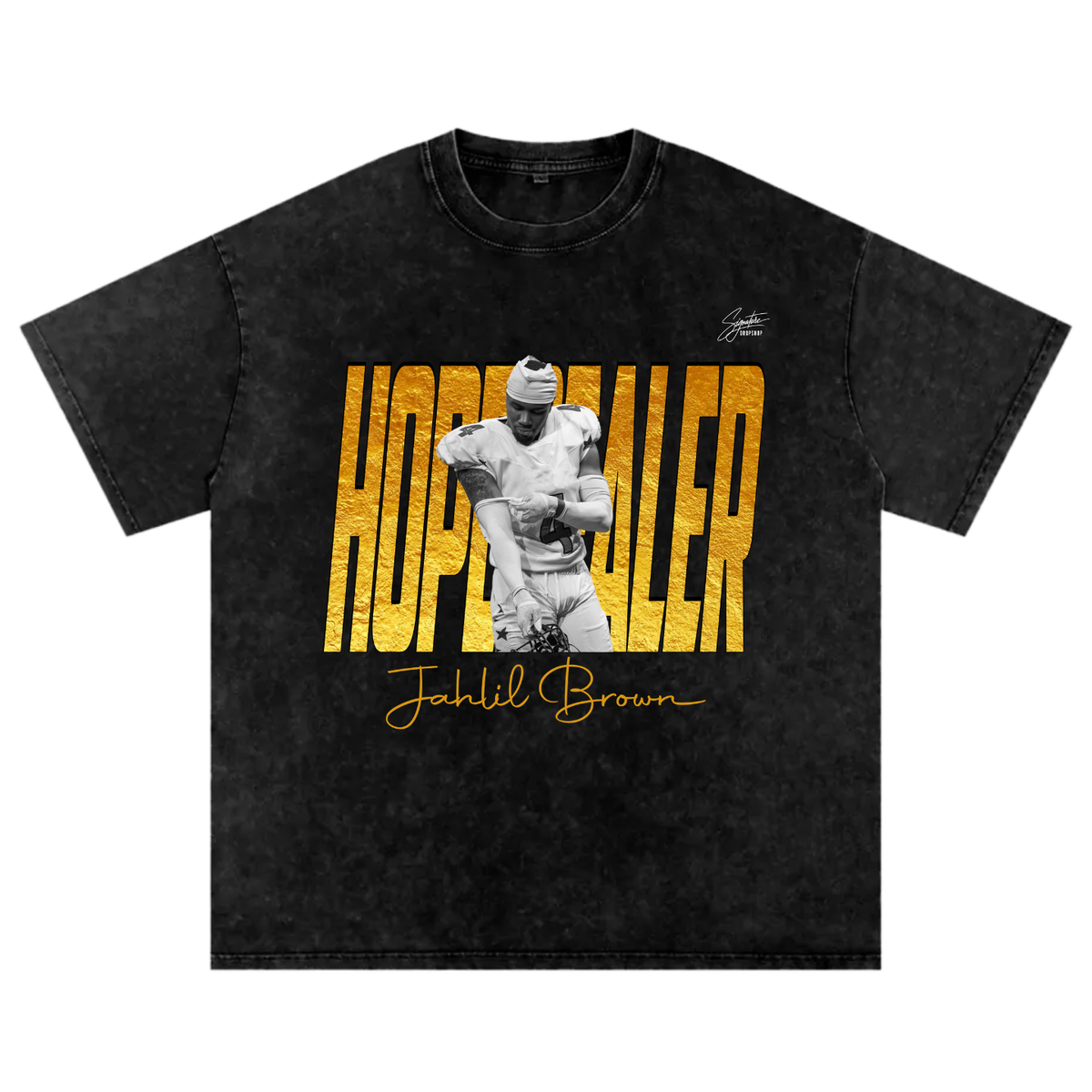 Jahlil Brown Oversize T-shirt
