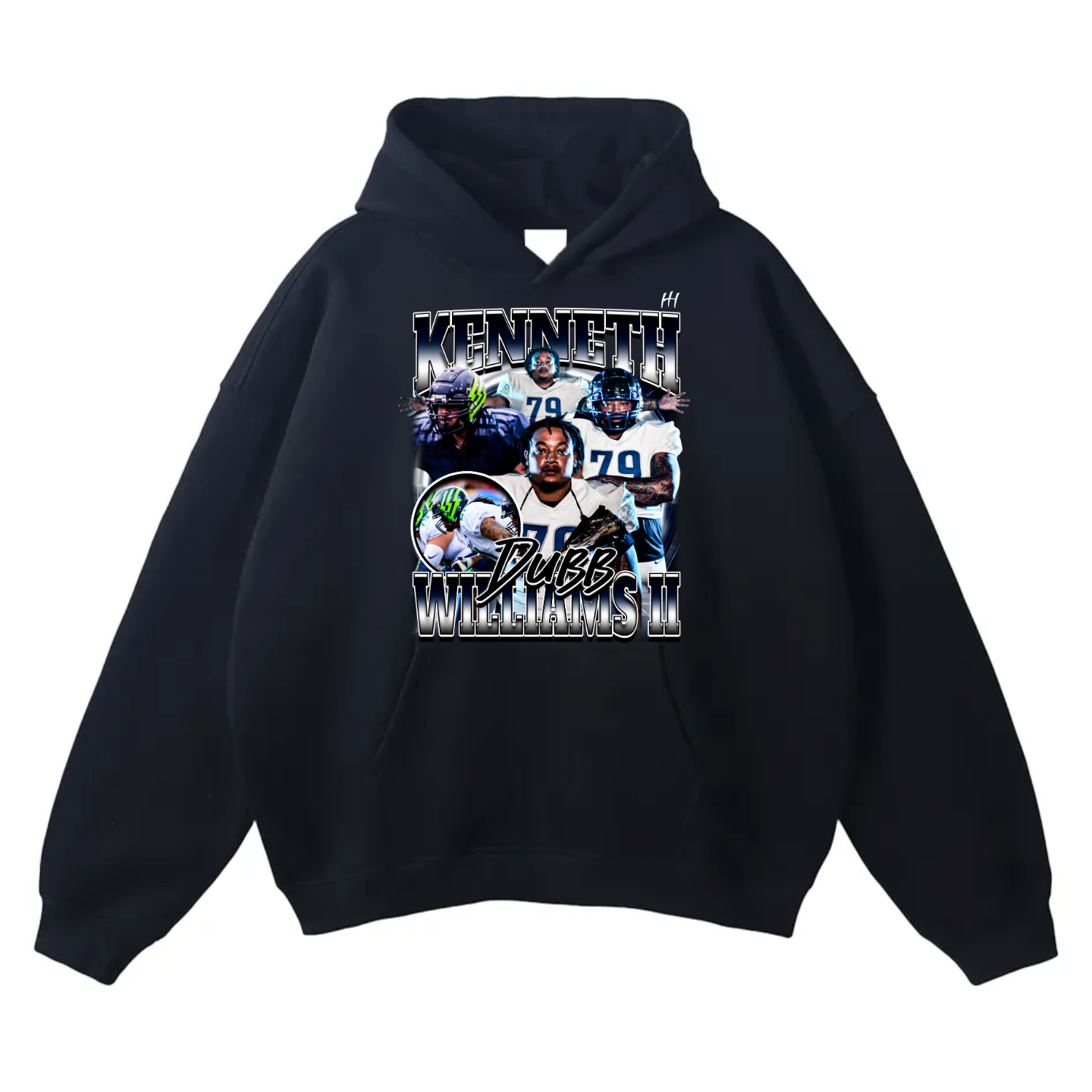 Kenneth Williams II Oversize Fleeced Hoodie