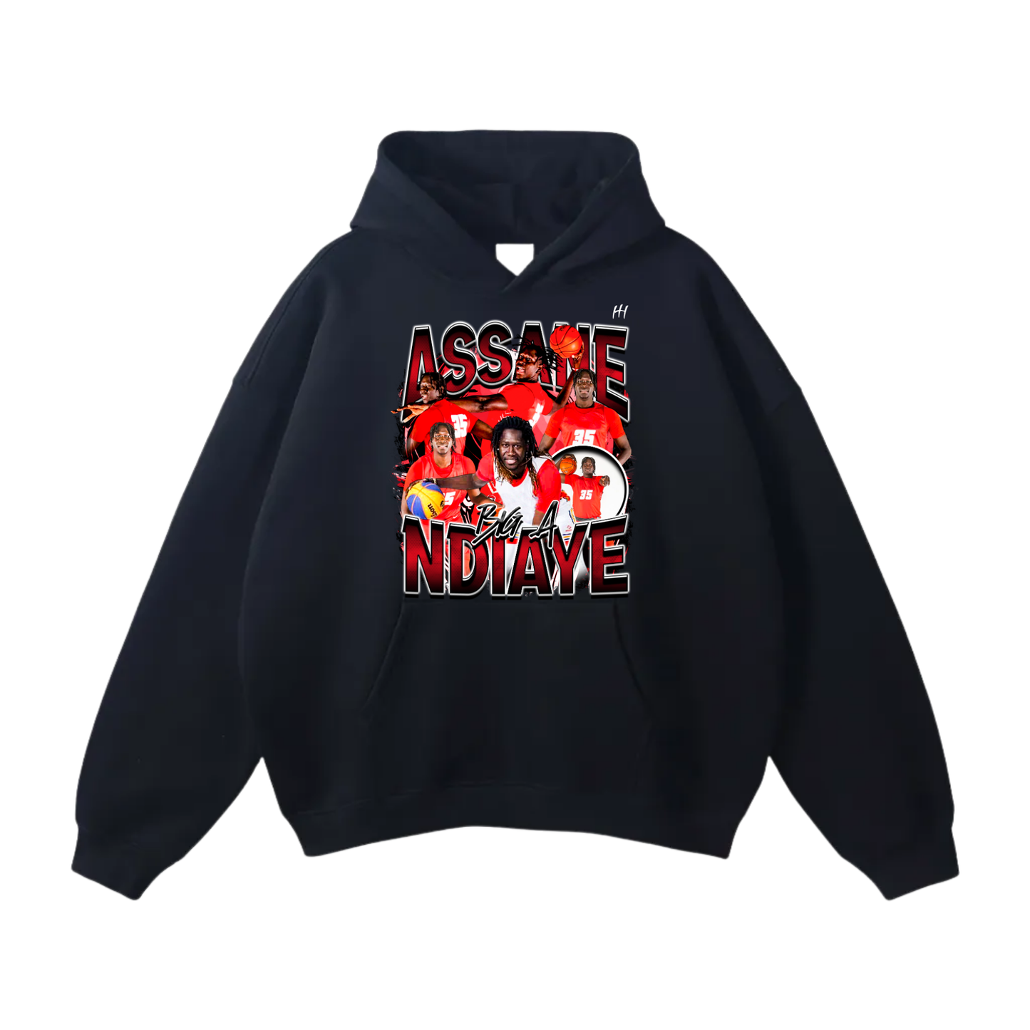 Assane Ndiaye Oversize Fleeced Hoodie