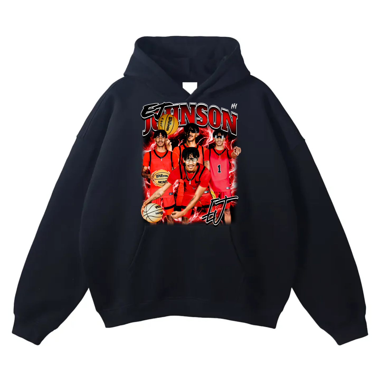 Ej Johnson Oversize Fleeced Hoodie