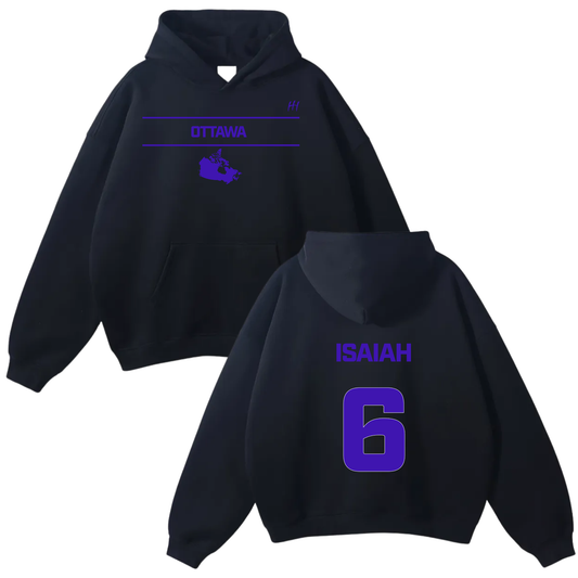 Isaiah Obiorah Oversize Fleeced Hoodie