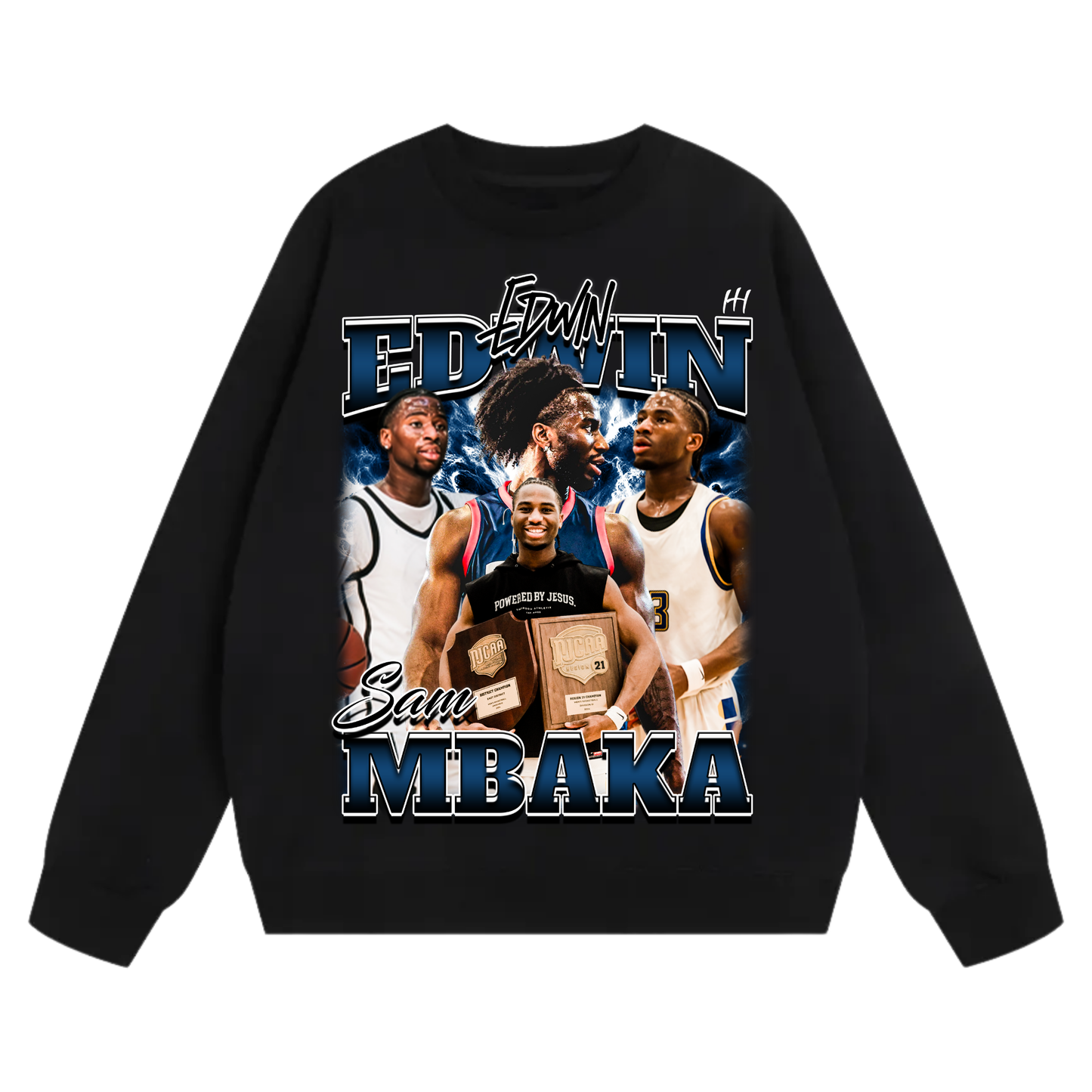 EDWIN SAM MBAKA Heavyweight Crewneck Sweatshirt