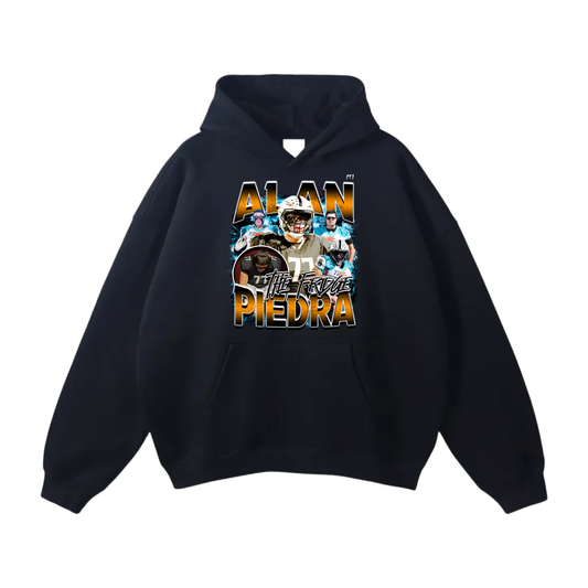 Alan Piedra Oversize Fleeced Hoodie