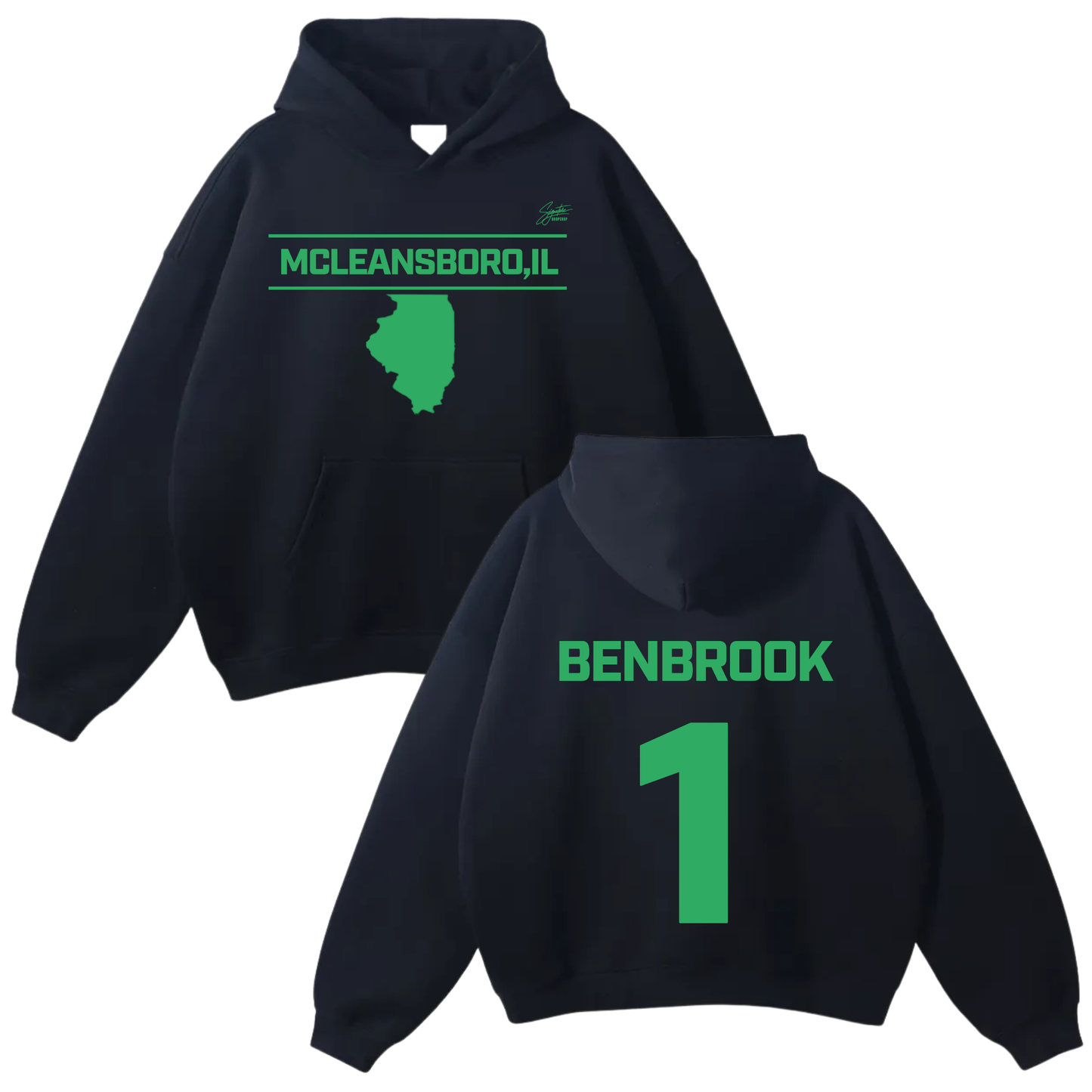 Dallas Benbrook Oversize Fleeced Hoodie