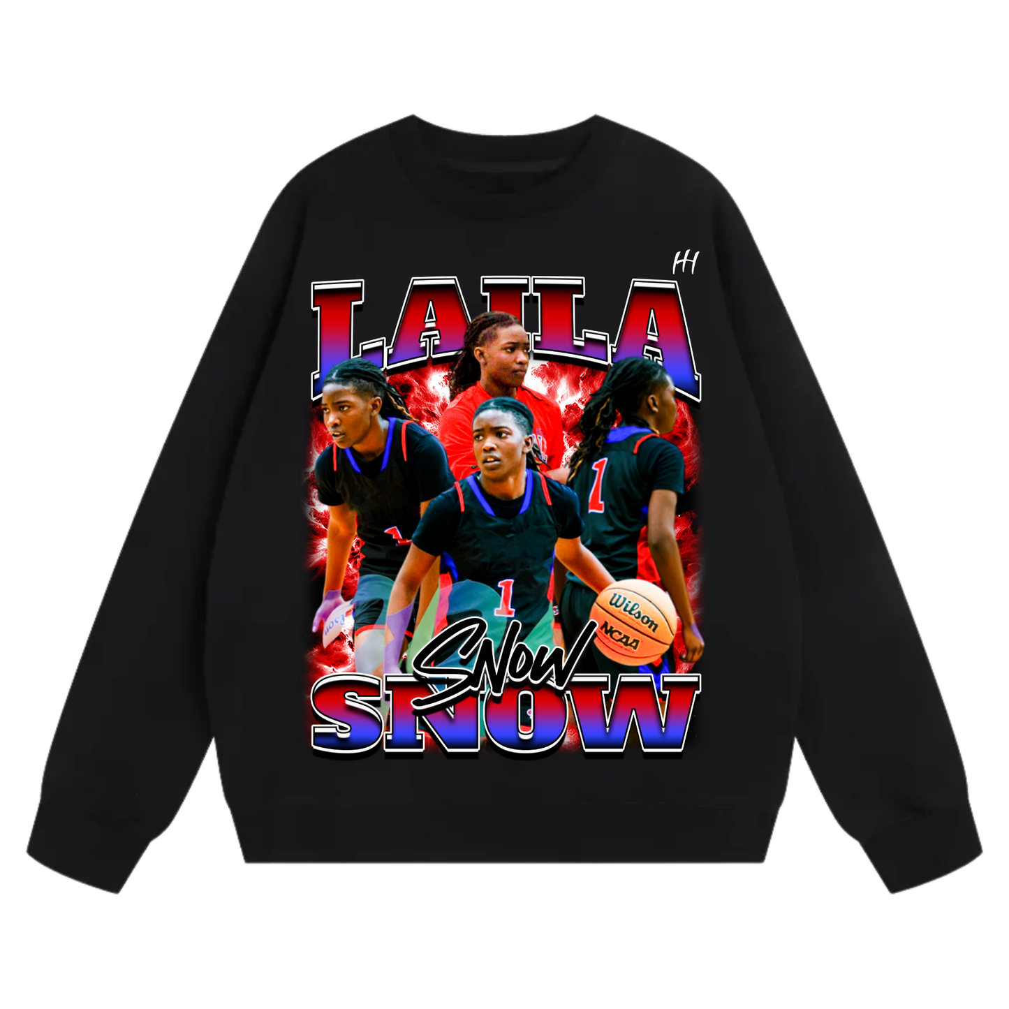 Laila Snow Heavyweight Crewneck Sweatshirt