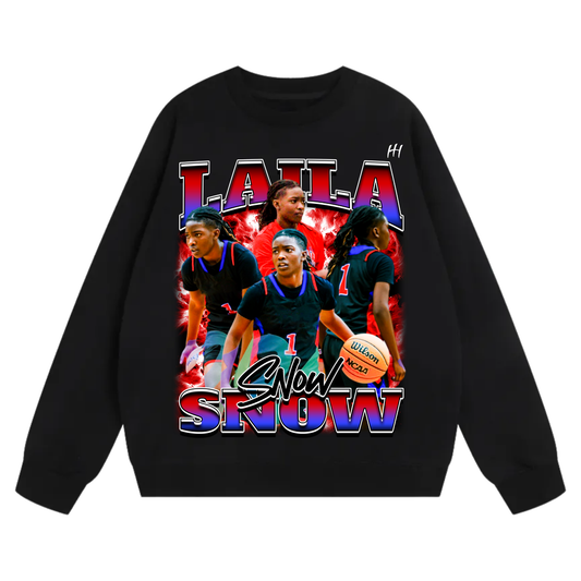 Laila Snow Heavyweight Crewneck Sweatshirt