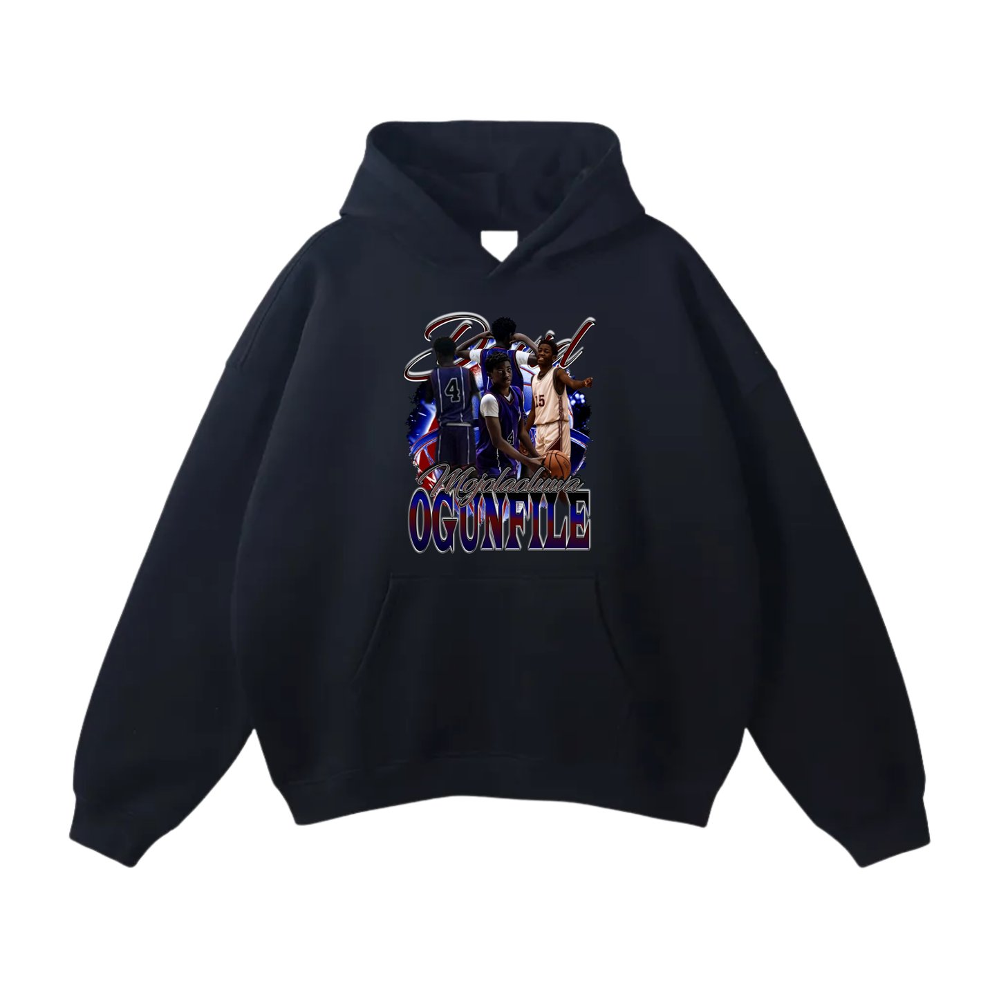 Mojolaoluwa Ogunfile Oversize Fleeced Hoodie