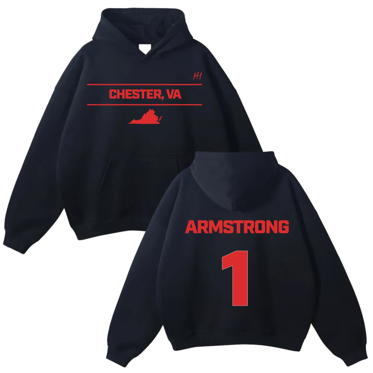 Nia Armstrong Oversize Fleeced Hoodie