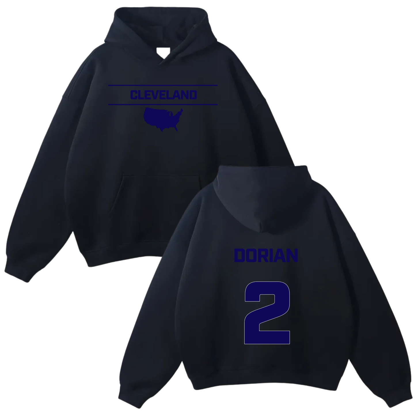 Dorian Jones Oversize Fleeced Hoodie