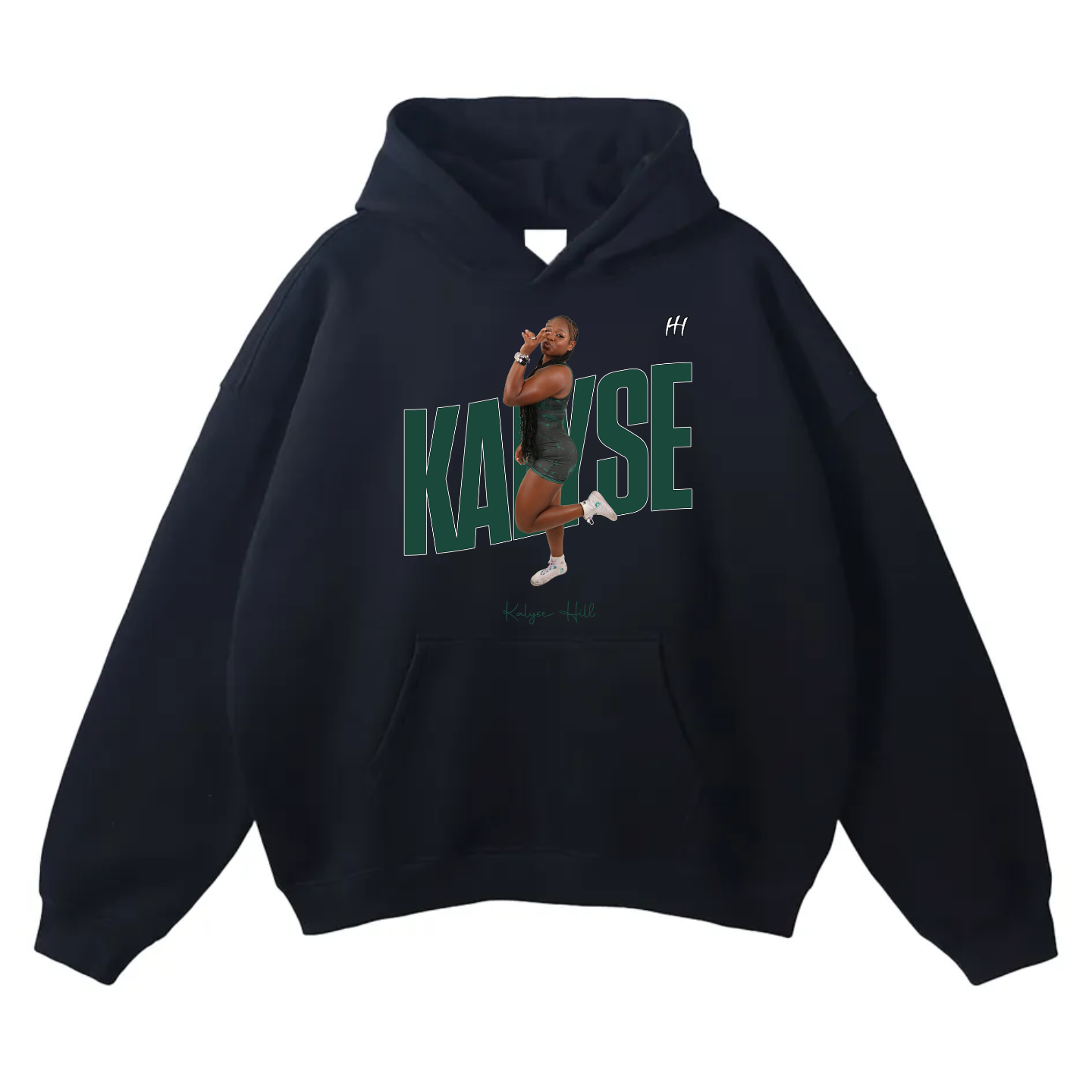 Kalyse Hill Oversize Fleeced Hoodie