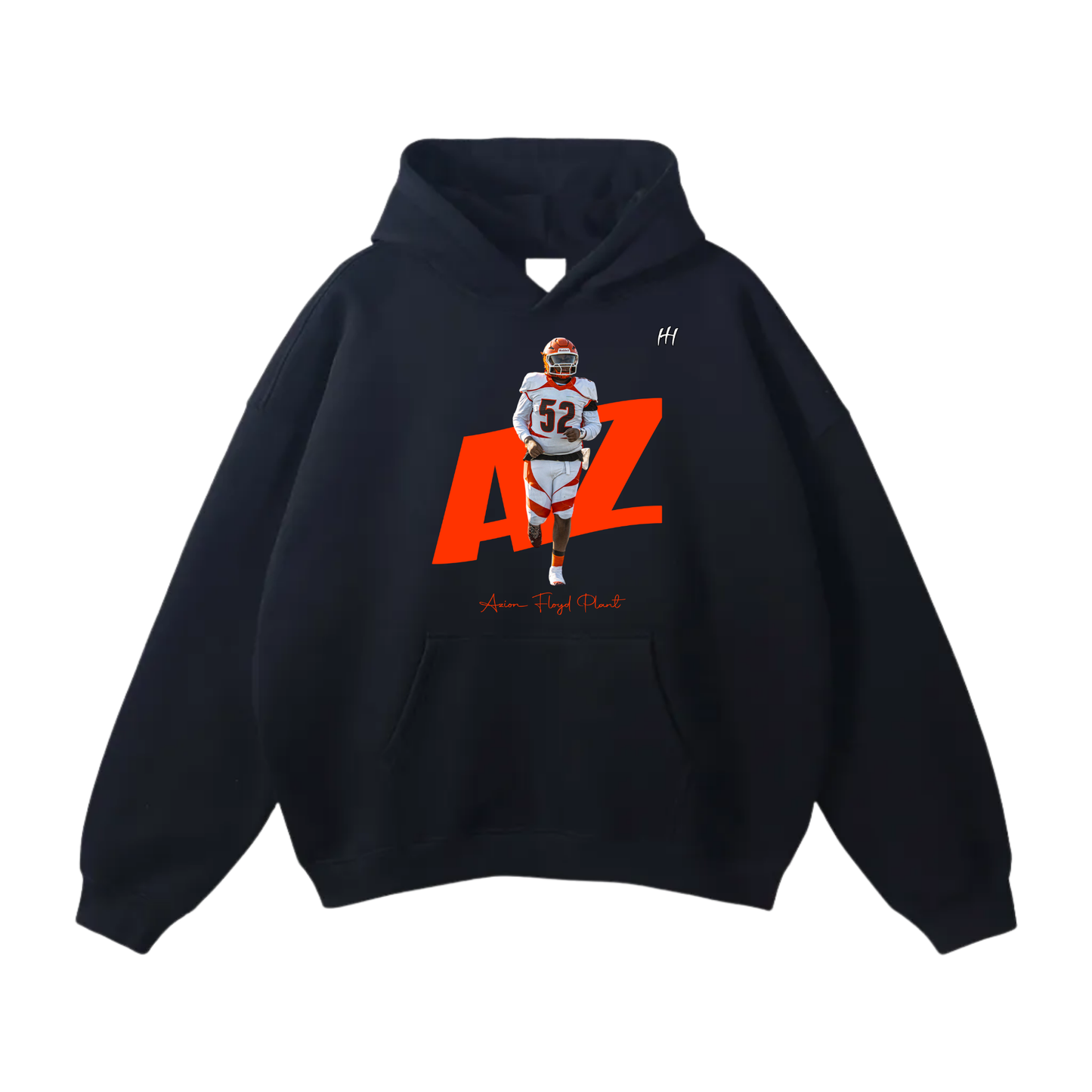 Azion Floyd Plant Oversize Fleeced Hoodie