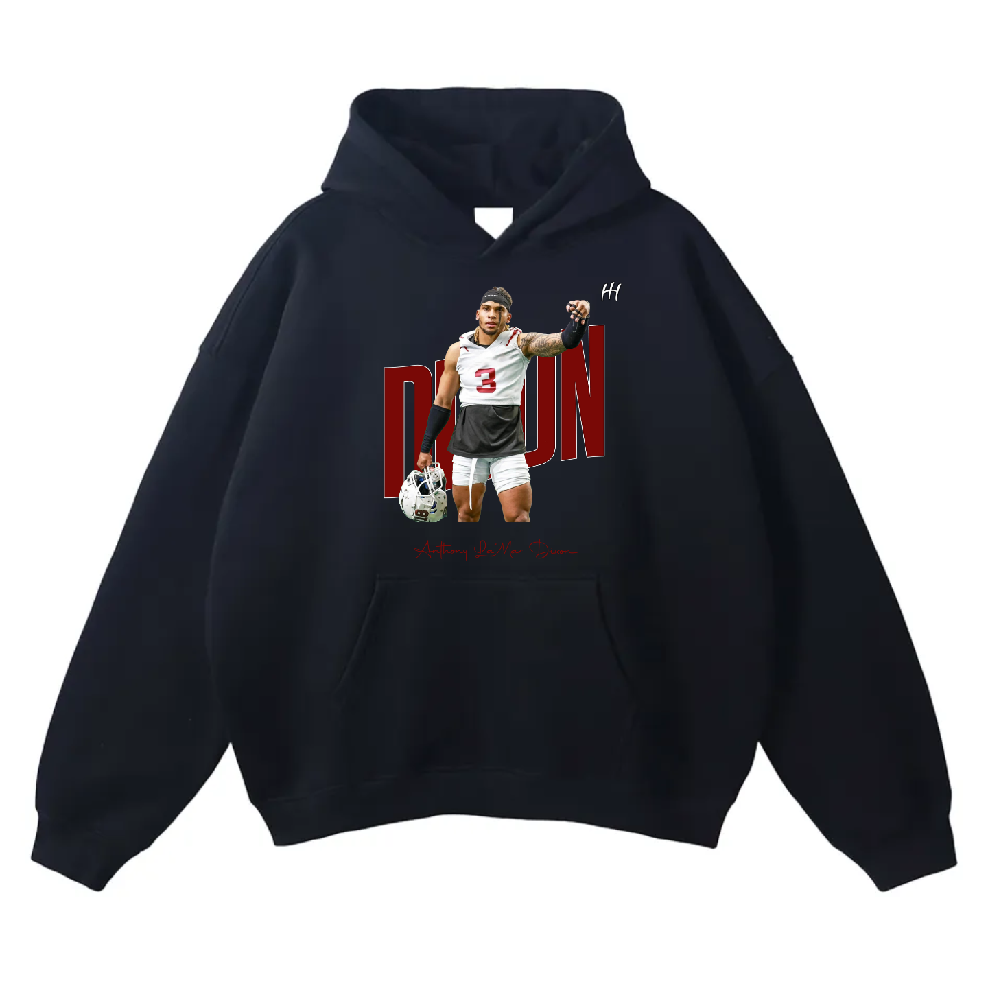 Anthony La'Mar Dixon Oversize Fleeced Hoodie