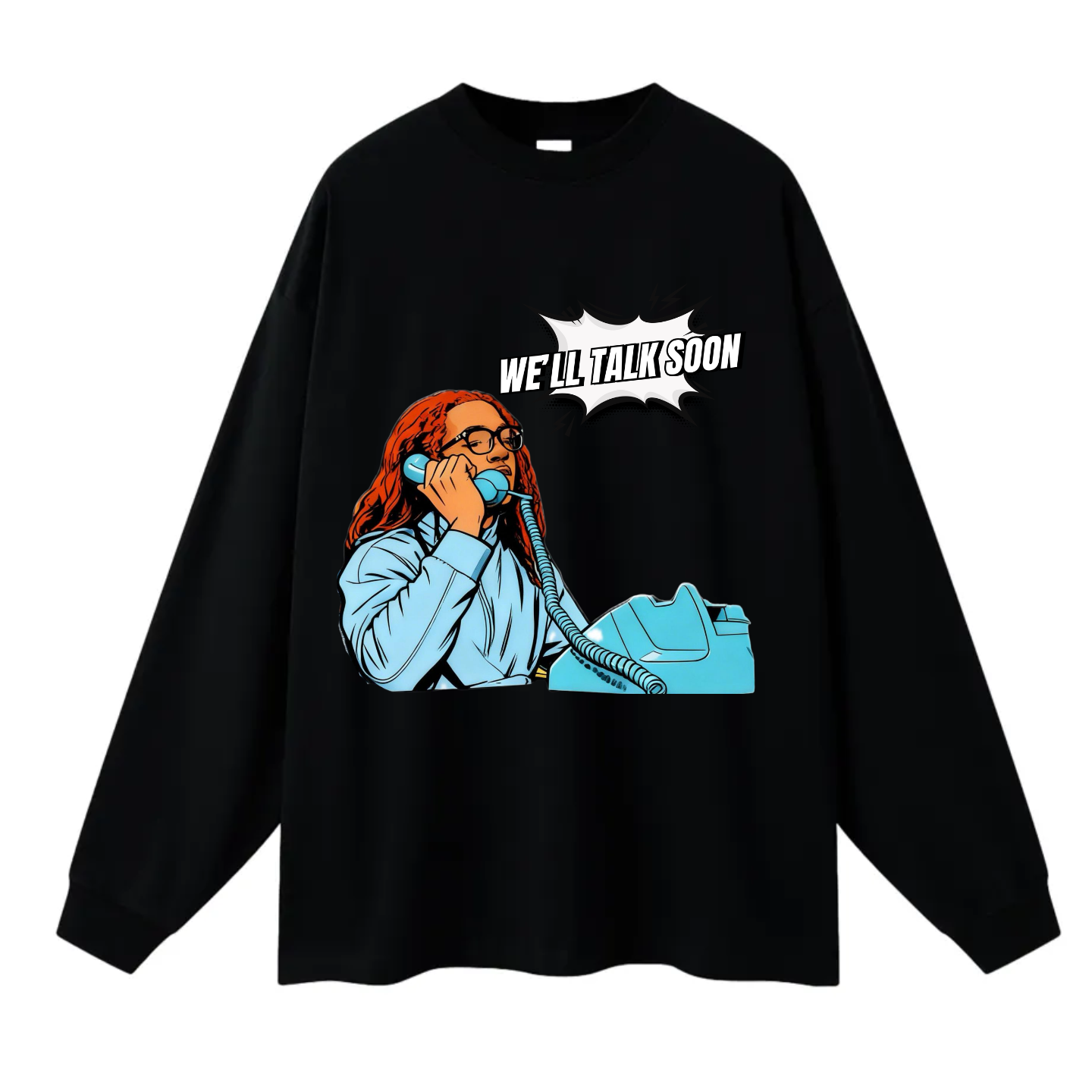 Ethan Royal Long Sleeve Tee